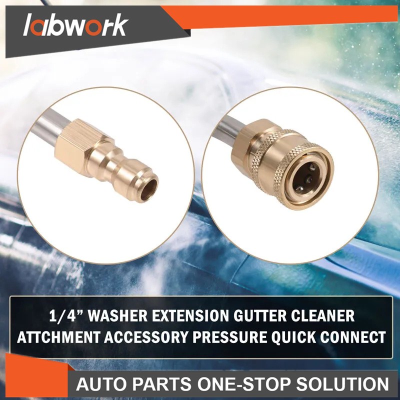 4000PSI High Pressure Washer Extension Wand Set 5 Cleaner Nozzle And Hose Kit