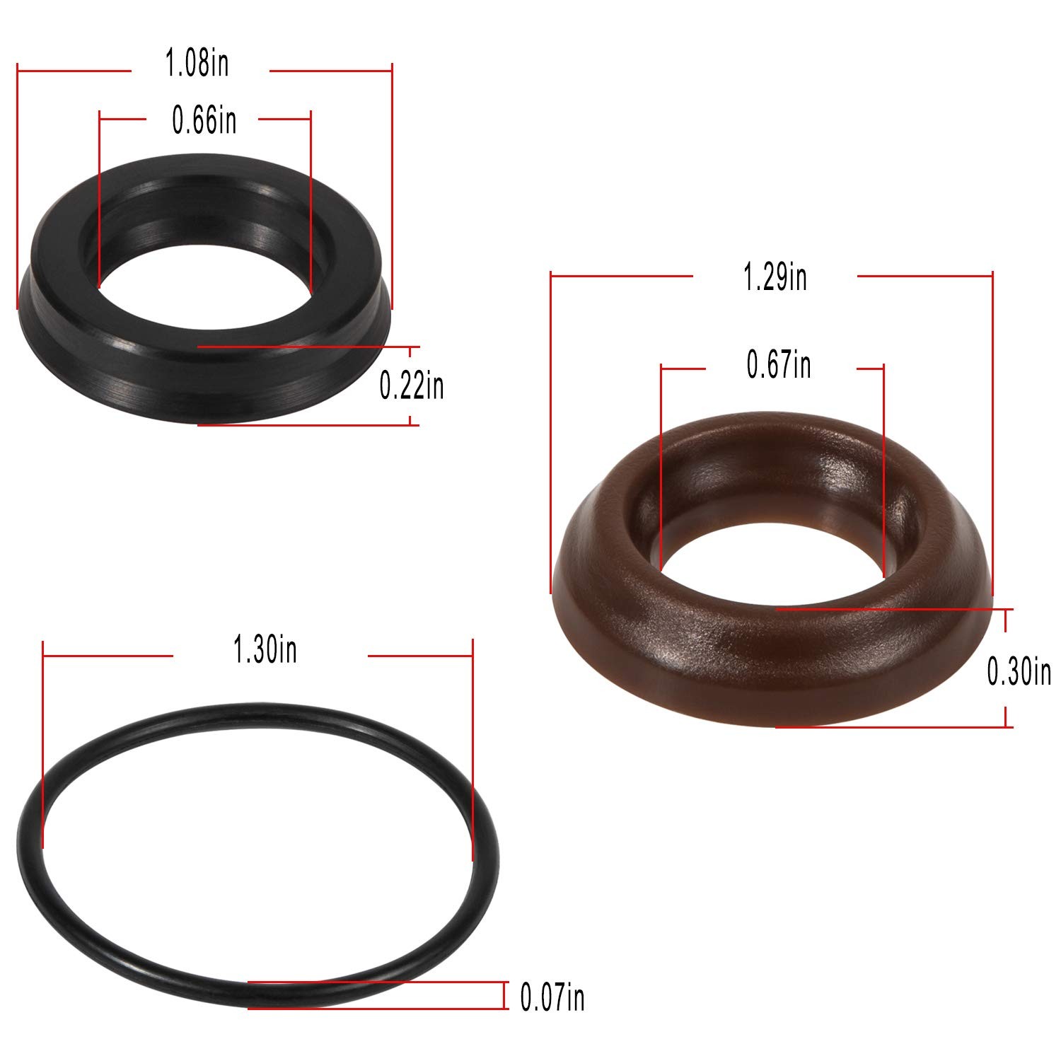 AR1857 18mm XR Seal Repair Packing Kit For Annovi Reverberi Pressure Washer
