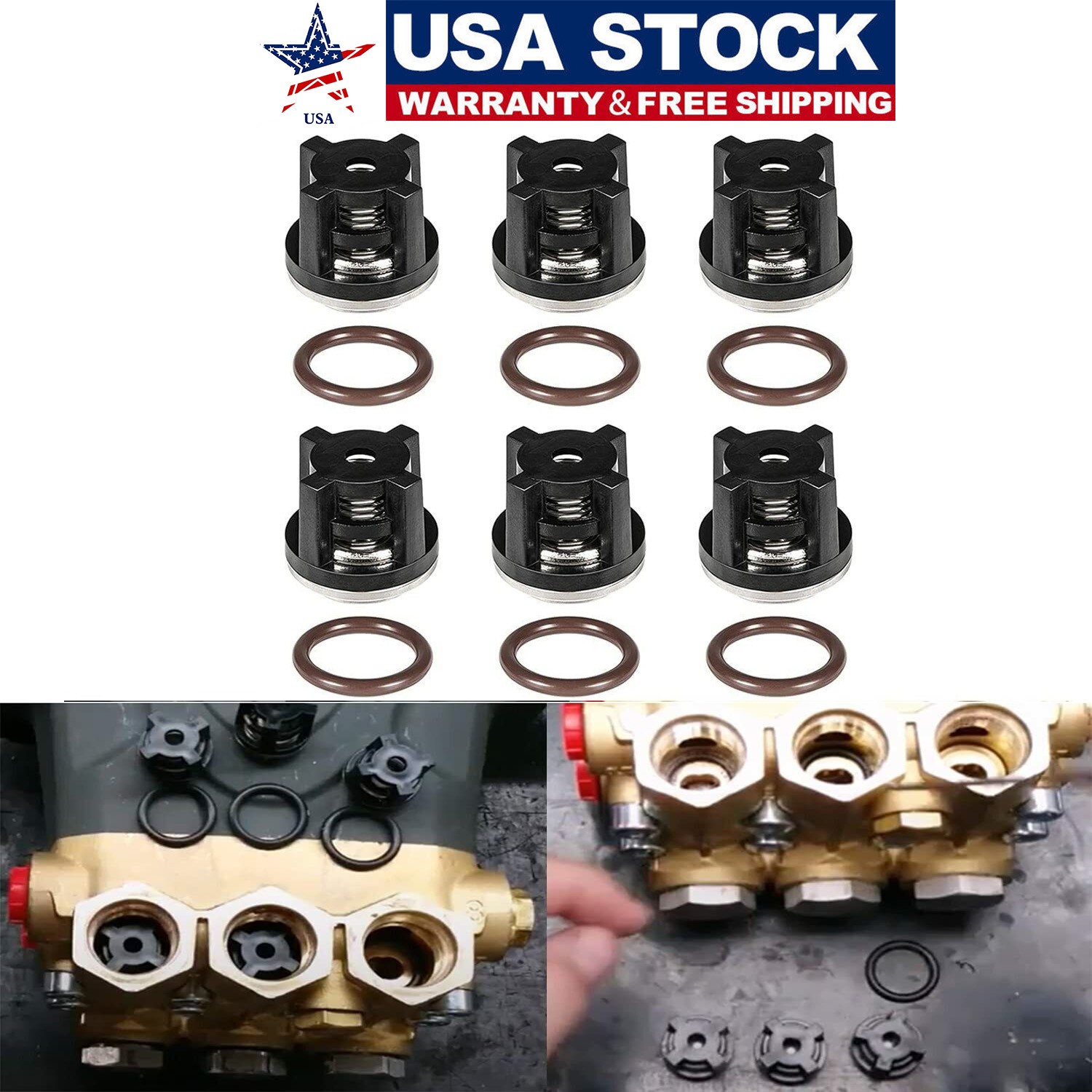 AR1828 Check Valve Kit for Annovi Reverberi RRV RKV RKW RKA Mi-T-M 70 Model 18mm