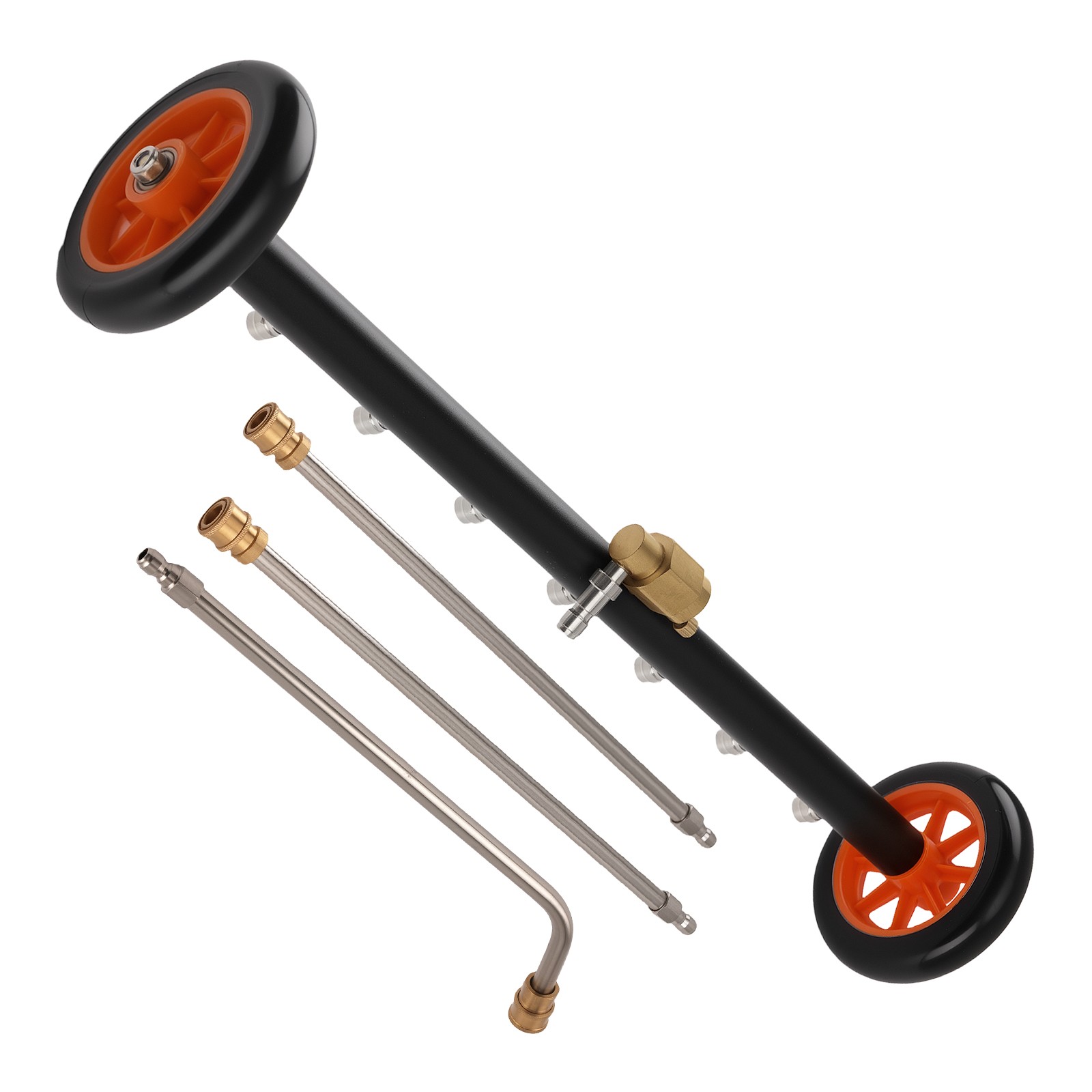 24″ Adjustable Pressure Washer Under Car Cleaner Water Broom Attachment 4000psi