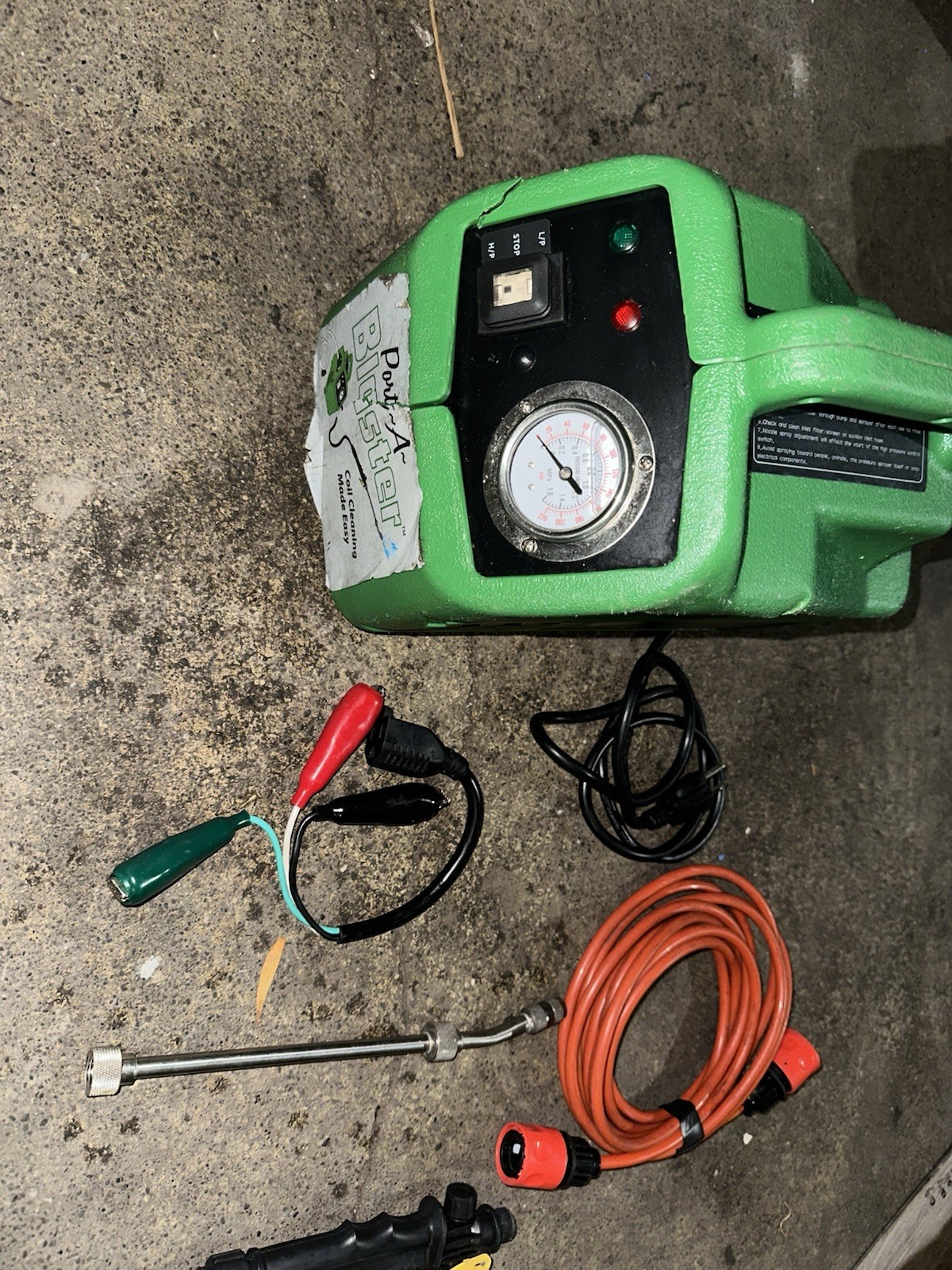 New ZPB140 Port A Blaster HVAC Coil Cleaning Portable Pressure Washer Coil Je…