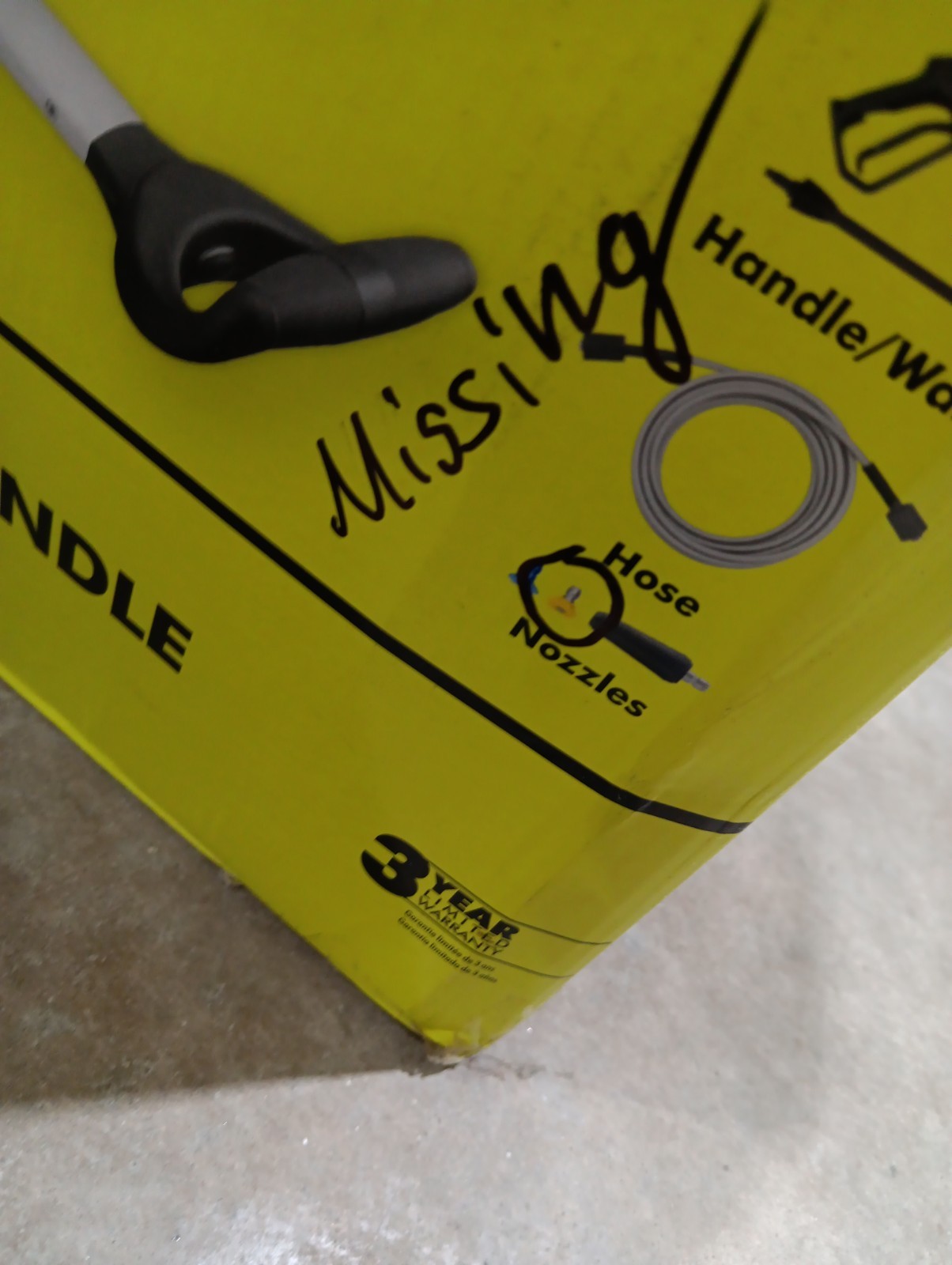 RYOBI 1900 PSI 1.2 GPM Cold Water Wheeled Corded Pressure Washer RY1419MT *READ*