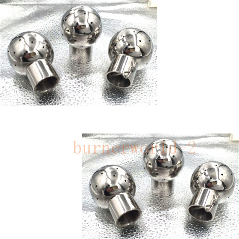 1/2″ 3/4″ 1″ BSP Female 304 Stainless Fix Spray Ball Tank Cleaning CIP canister