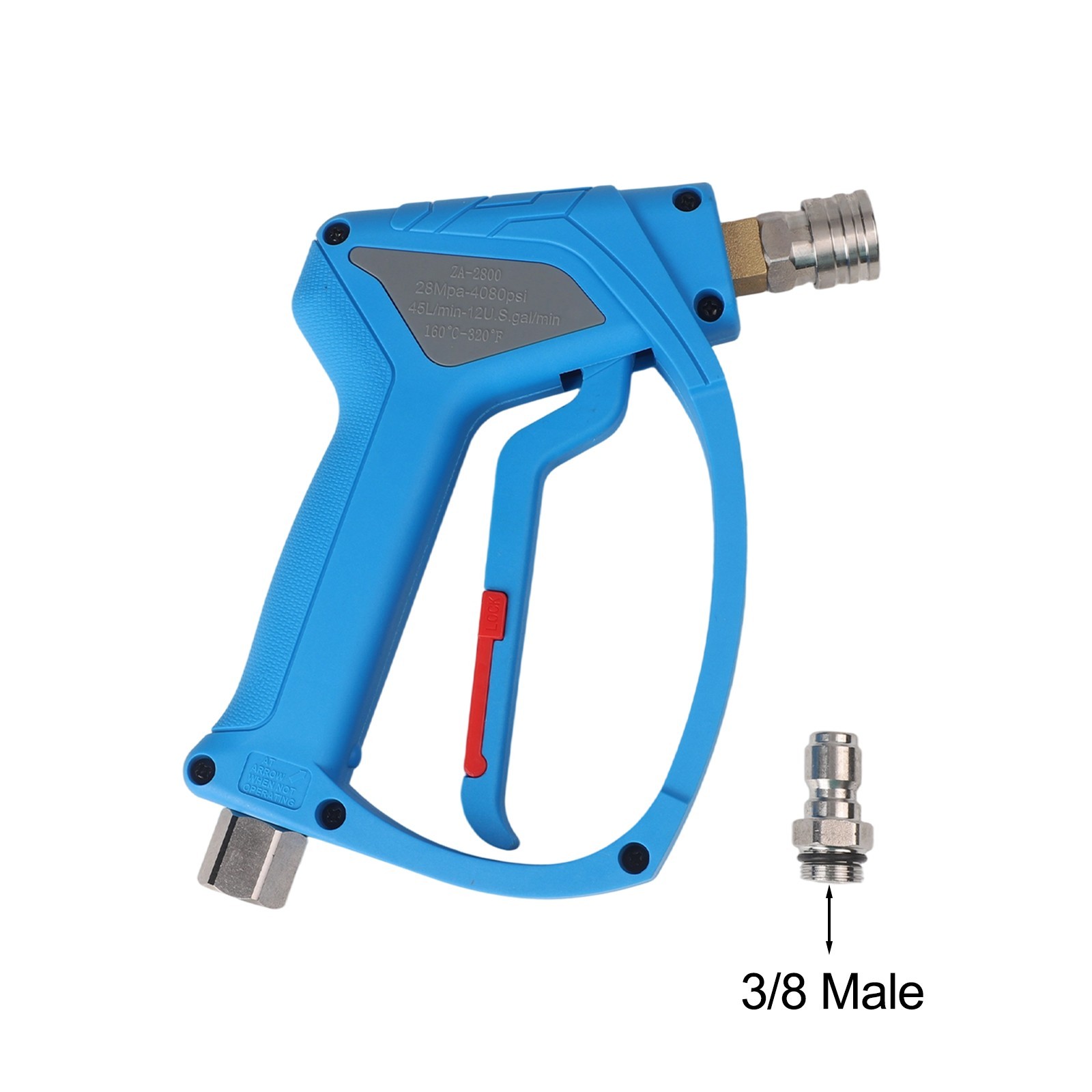 For Outdoor Cleaning Pressure Washer Handle Ergonomic Grip 4000 PSI Rating