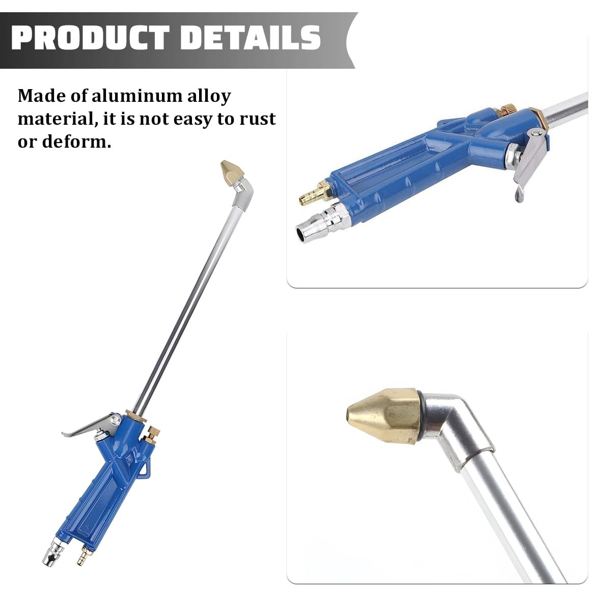 Car Air Blow Pneumatic Engine Cleaning with 4FT Hose, Vehicle Engine Dust Cle…