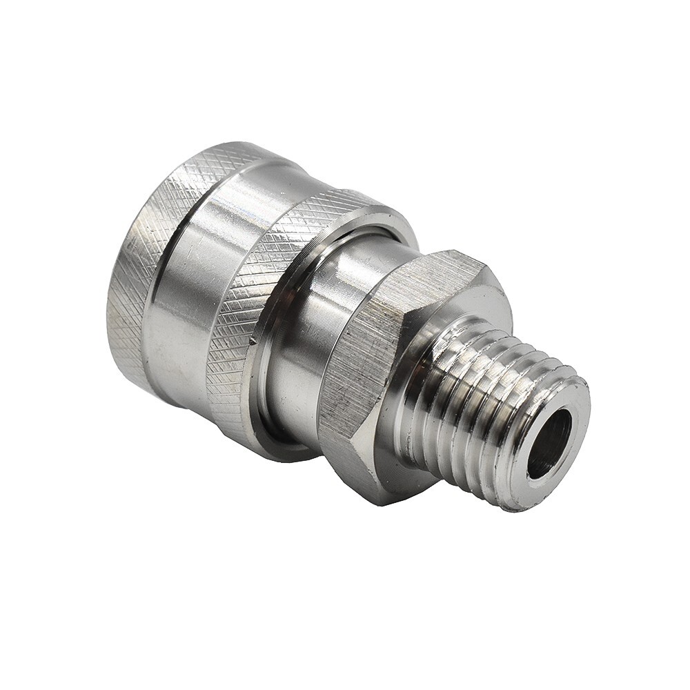 Interstate Pneumatics Pressure Washer 1/4 Inch MNPT Stainless Steel Coupler