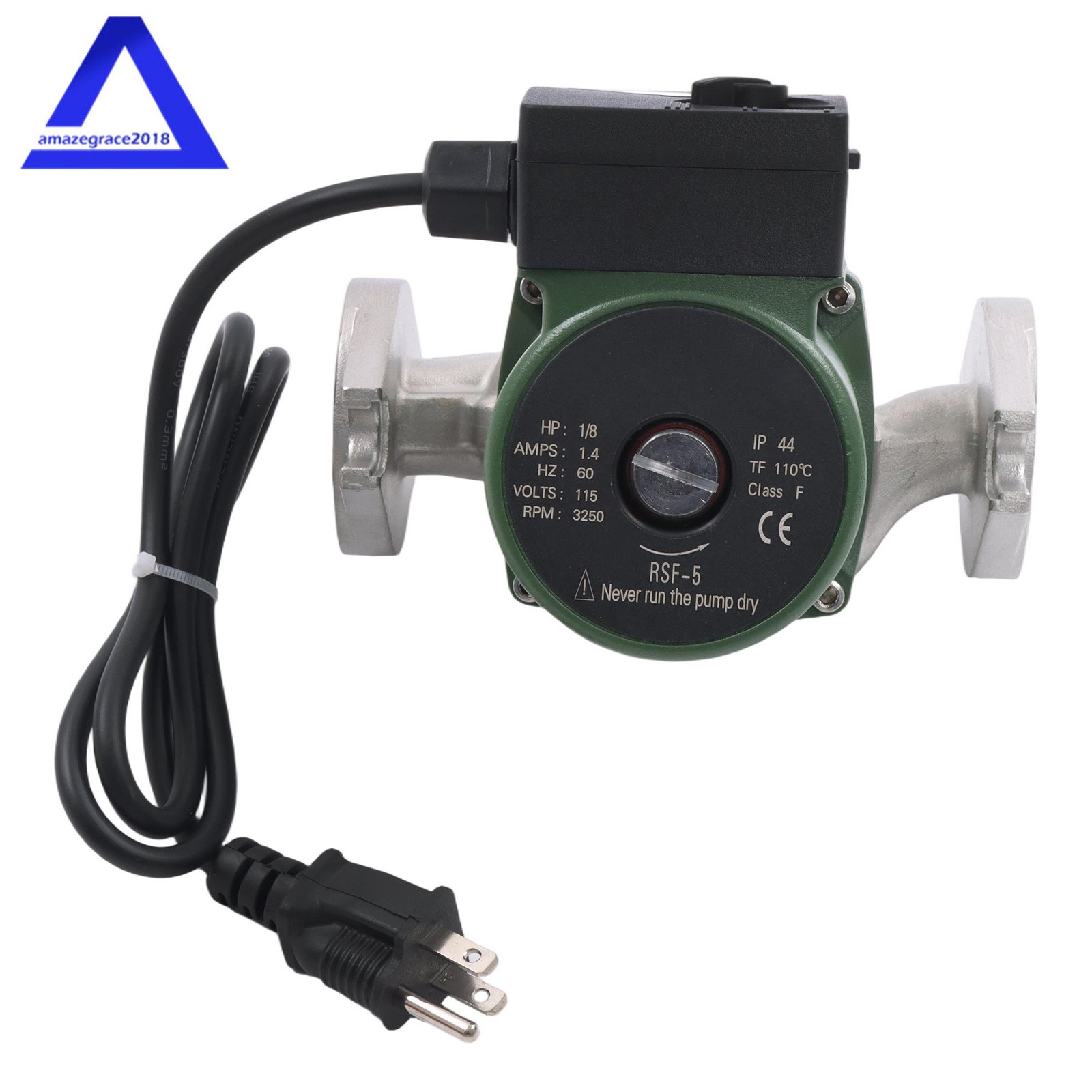 009-SF5 Flanged High Velocity Cartridge Circulator 1/8hp 10GPM Circulator Pump