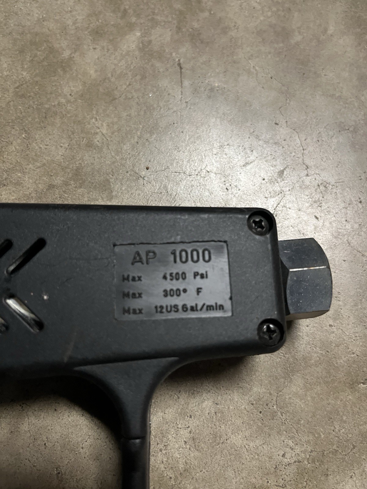 Legacy Pressure Washer Open Trigger Spray Gun 4500 PSI AP1000 12 Gal