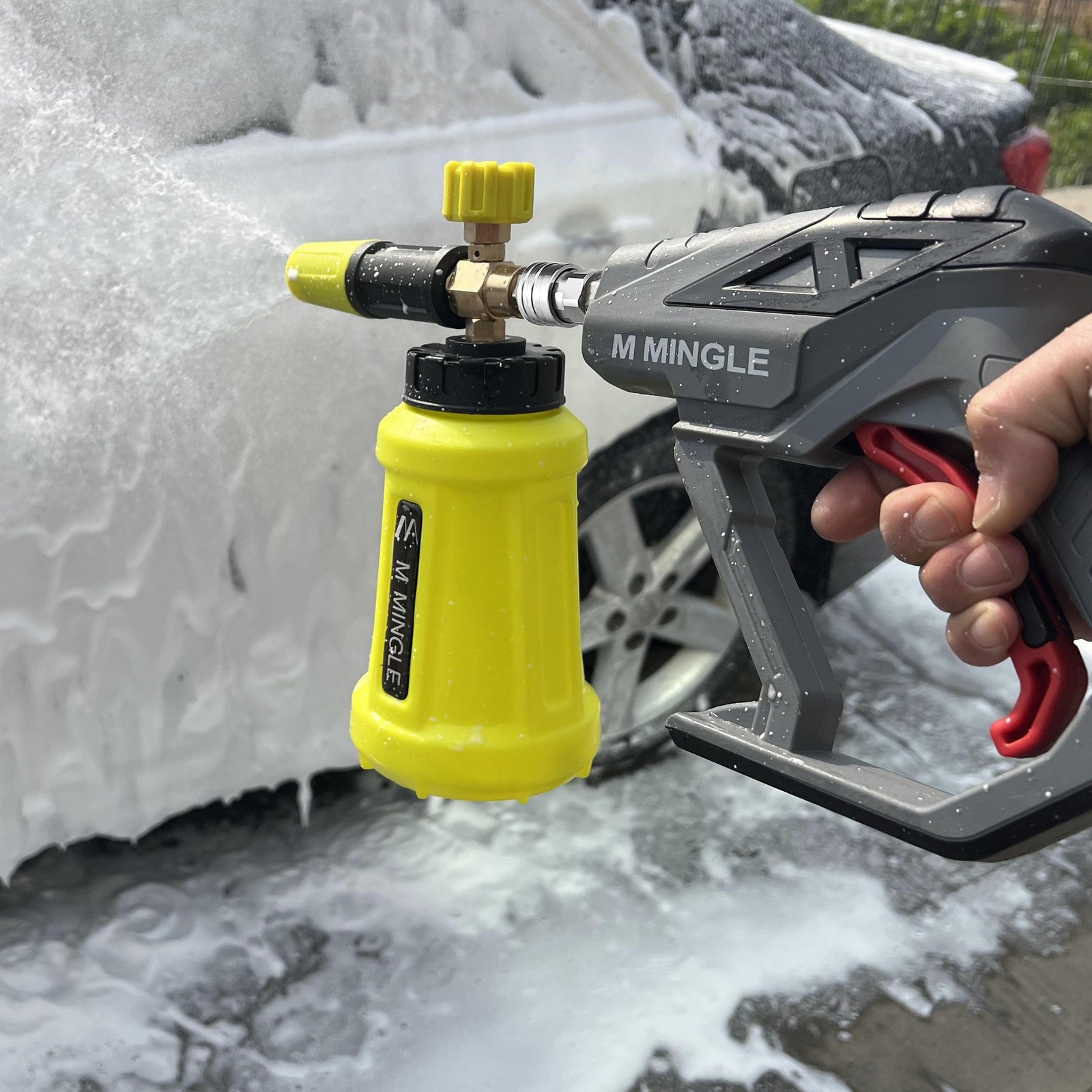 High Pressure Washer Gun Snow Foam Lance, 4000 PSI Cannon Foam Blaster Power …