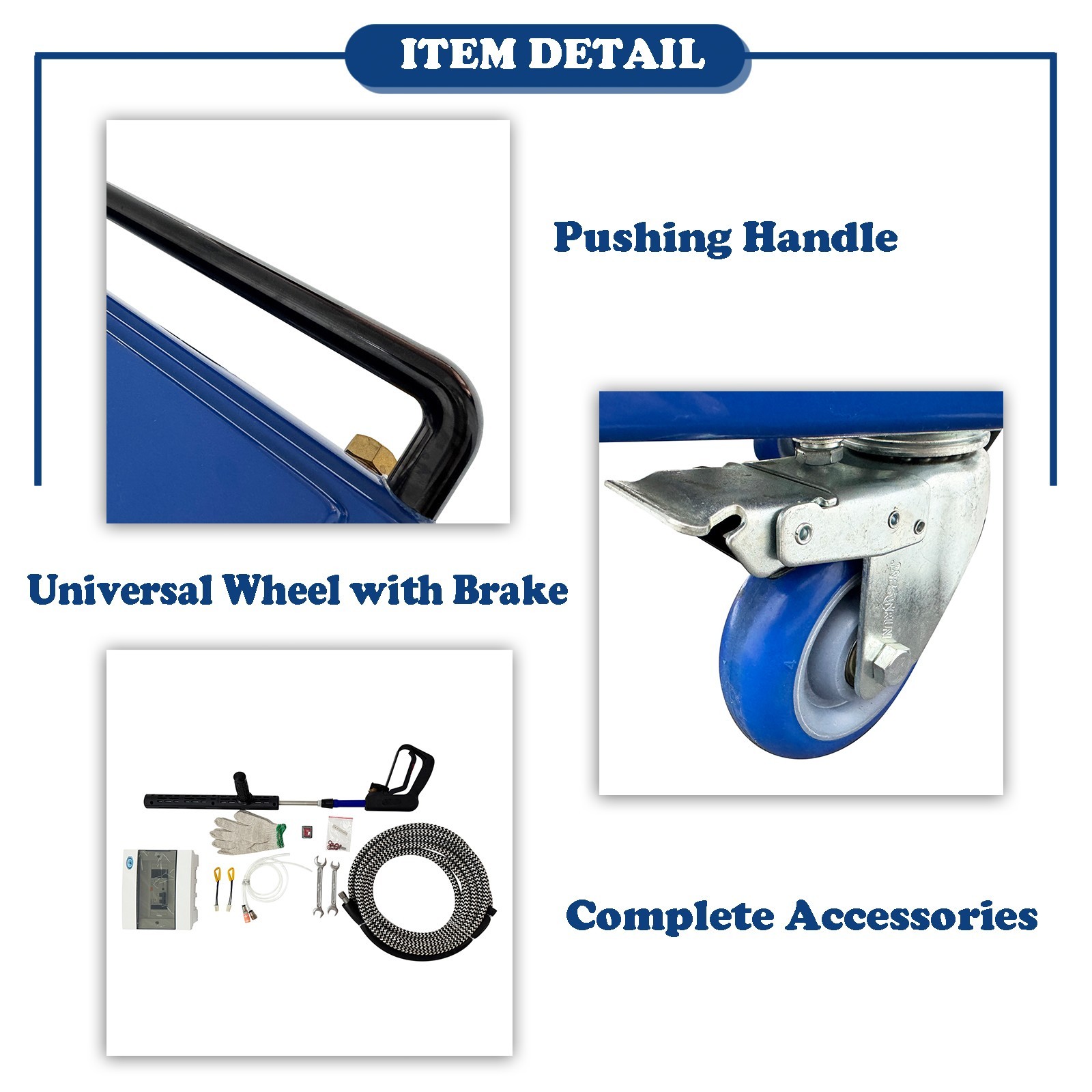220V 1PH Commercial High-Pressure Steam Car Washer Cleaning Machine 6KW