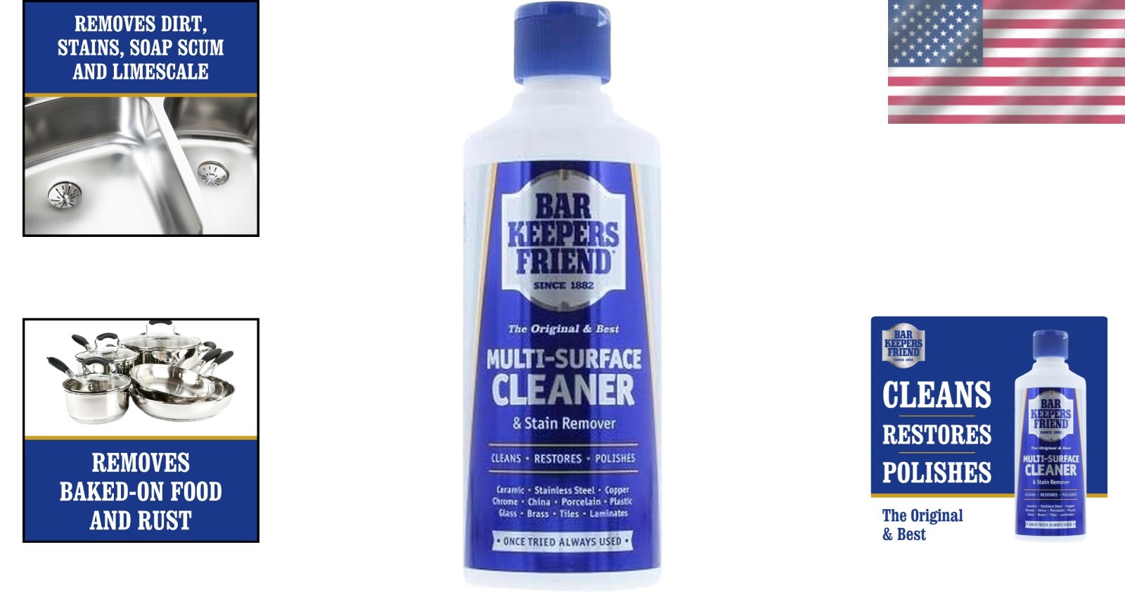 Heavy-Duty Stain Remover 250g – Stainless Steel Cleaner