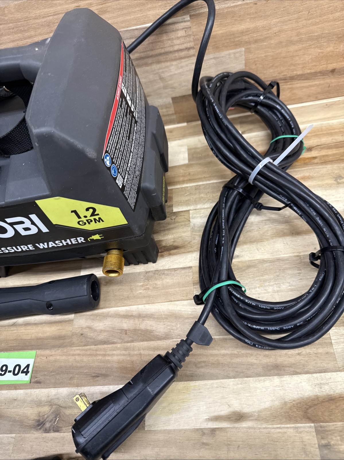 RYOBI 1600 PSI 1.2 GPM Corded Electric Pressure Washer RY141612 – P9-04