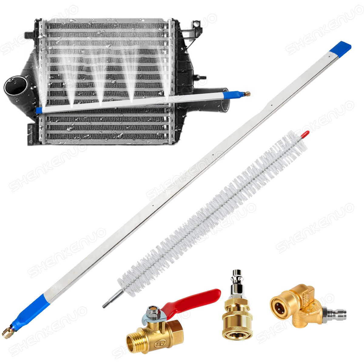 100CM Portable Radiator Cleaning Tool for Water Tank Flush & Debris Removal