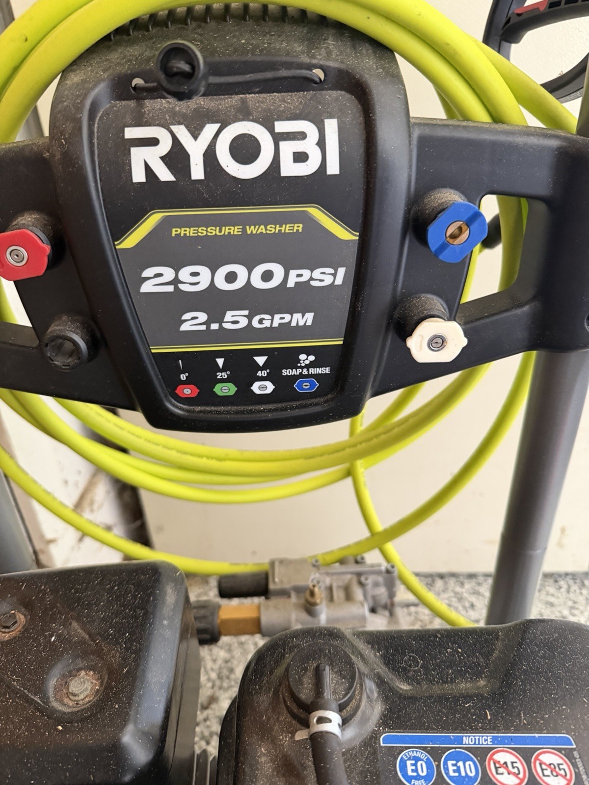RYOBI 2900 psi Gas Pressure Washer – RY802925VNM