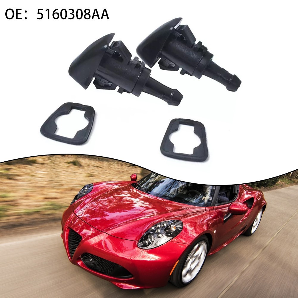 Plastic Windshield Spray Nozzle Washer Wiper Sprinkler For CHRYSLER 5113049AA