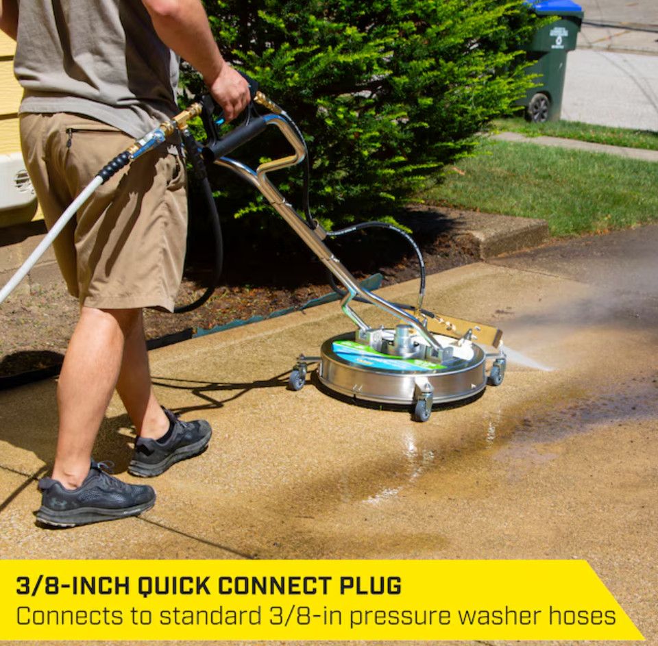 SurfaceMaxx 21in Surface Cleaner 4500 PSI Water Broom Gas Washer FreeShip