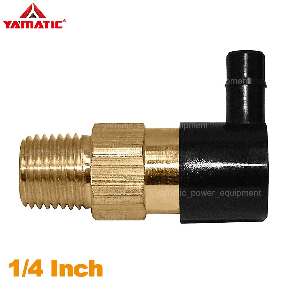 YAMATIC Heavy Duty Thermal Release Valve for Pressure Washer Pumps, 1/4 Inch NPT