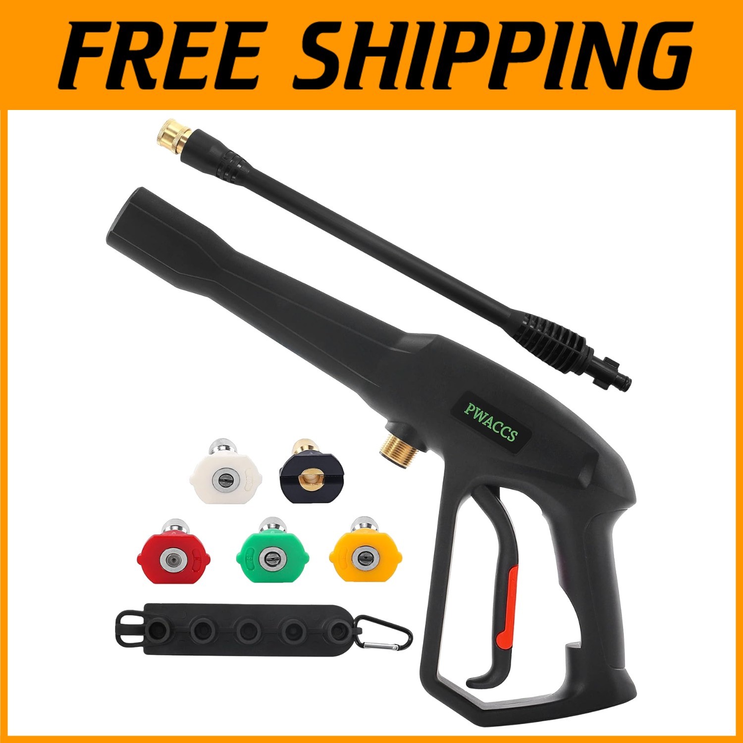 Pressure Washer Handle Replacement – 5 Spray Nozzles]