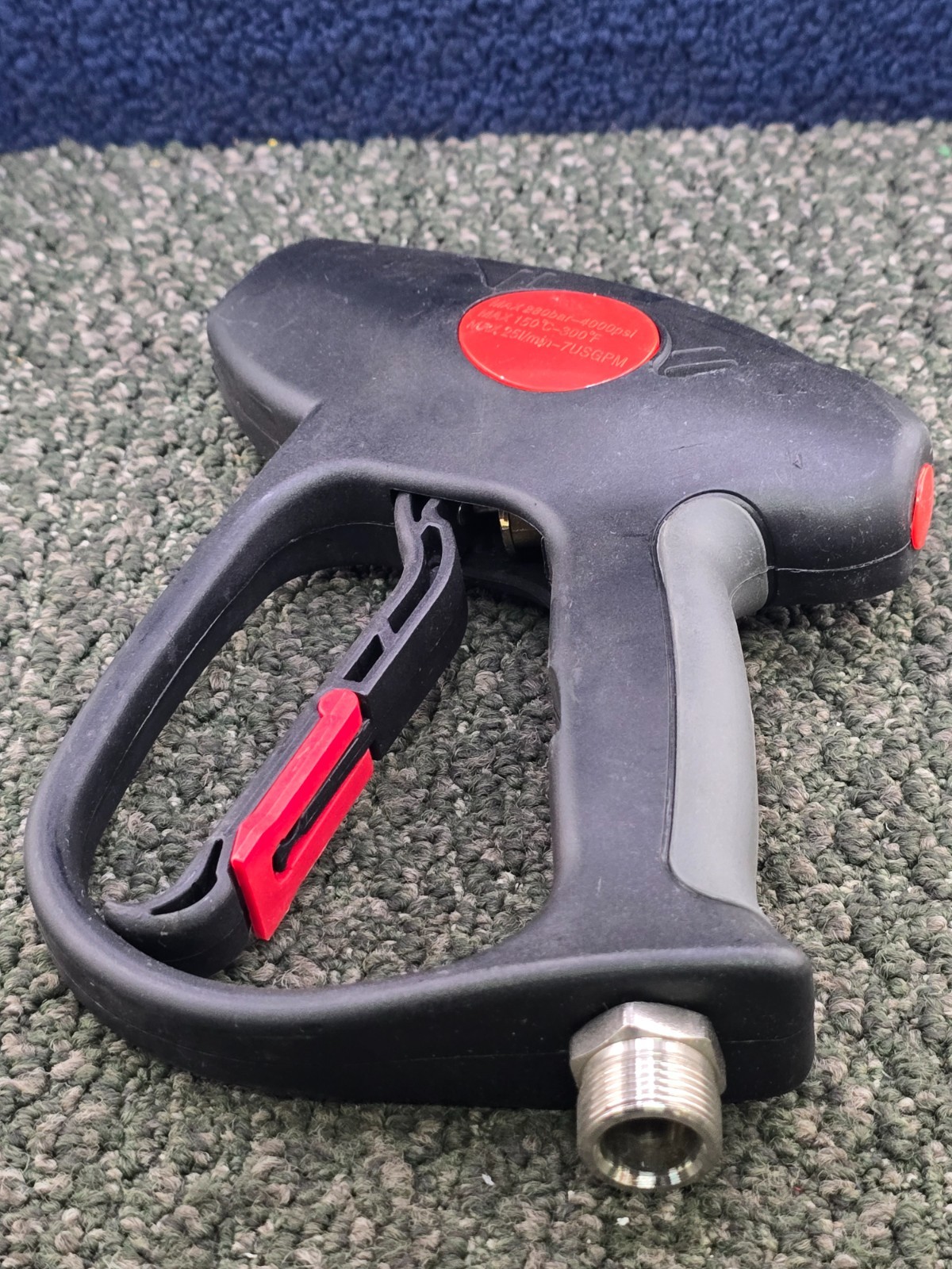 High-Pressure Washer Trigger Handle – Max 280bar-4000 psi, 7 usgpm, 150°C-300°F