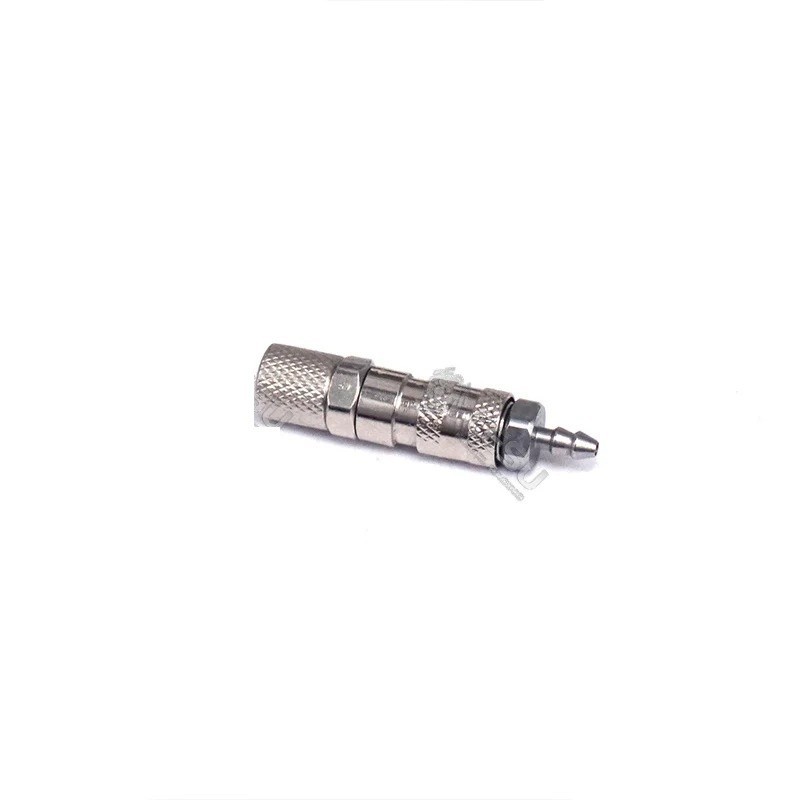 Hydraulic Quick Converter Nozzle Copper Chromium Plated Pressure HP Quick Joint