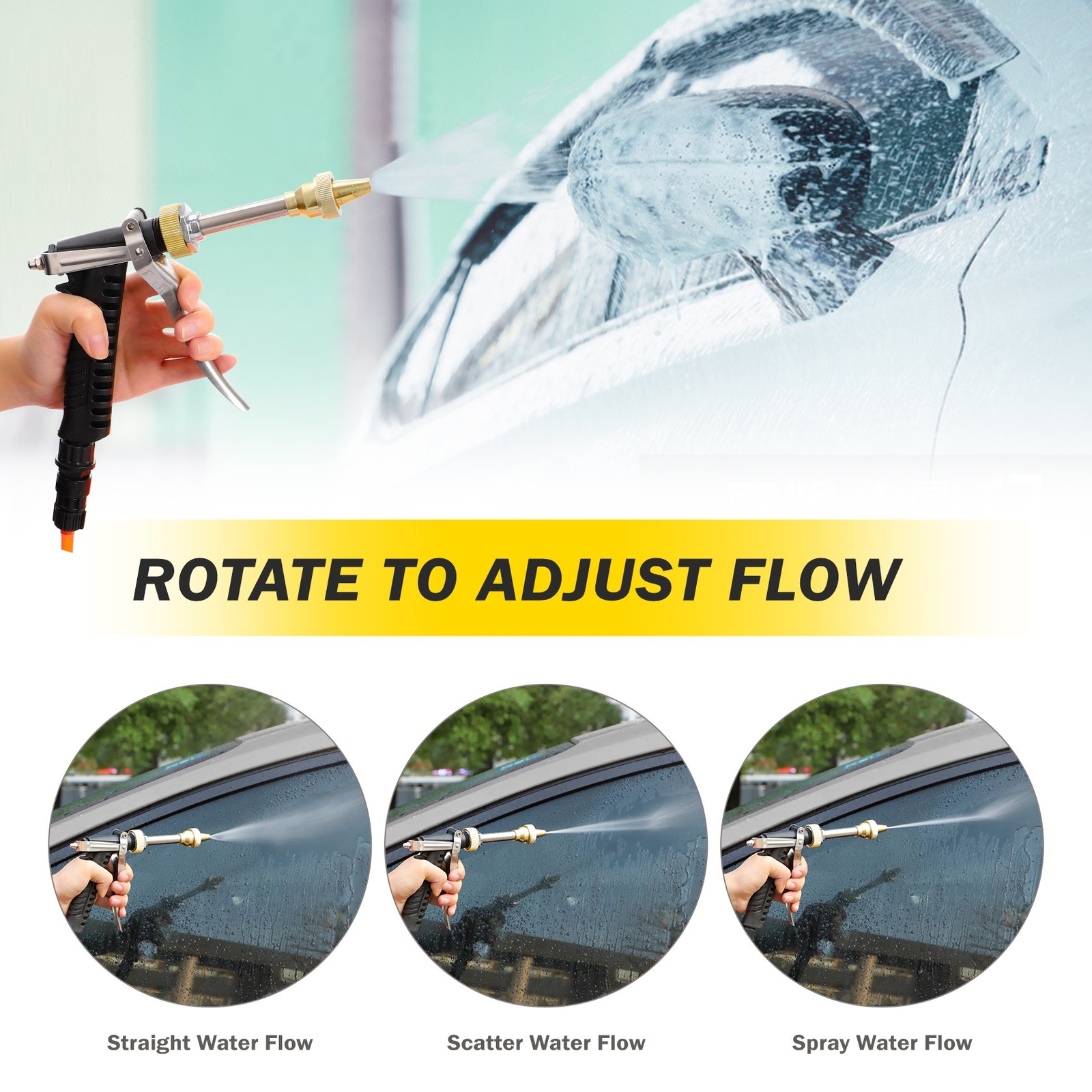 12V 120W 200 PSI High Pressure Water Pump Electric Washer Pump Kit for Car Auto