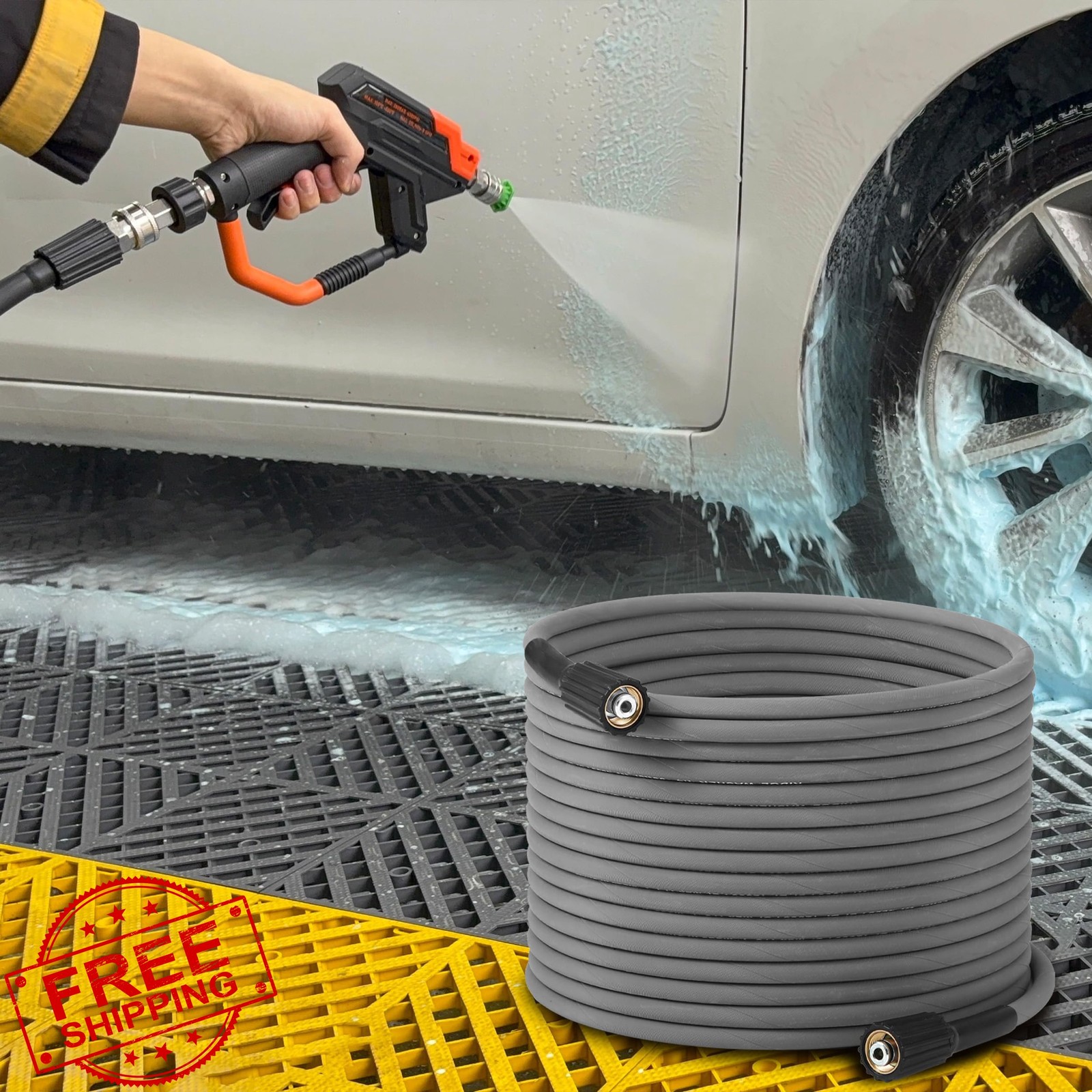 RIDGE WASHER M22-14MM Pressure Washer Hose 50ft
