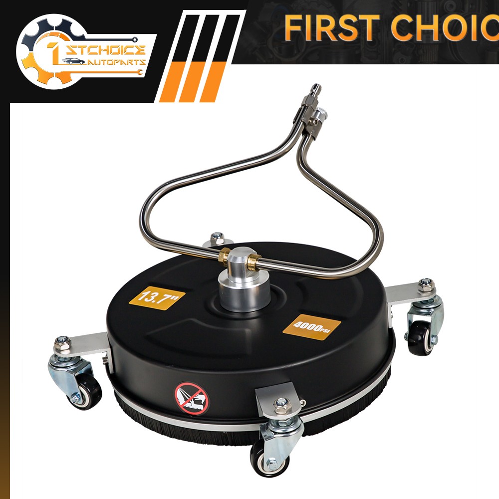 13.7 Inch High Pressure Washer Surface Cleaner Stainless Steel 4000 PSI