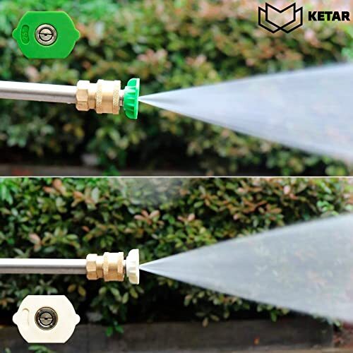 5Pack Pressure Washer Nozzle Tips Car Wash High Pressure Hose Turbo Nozzle Spray