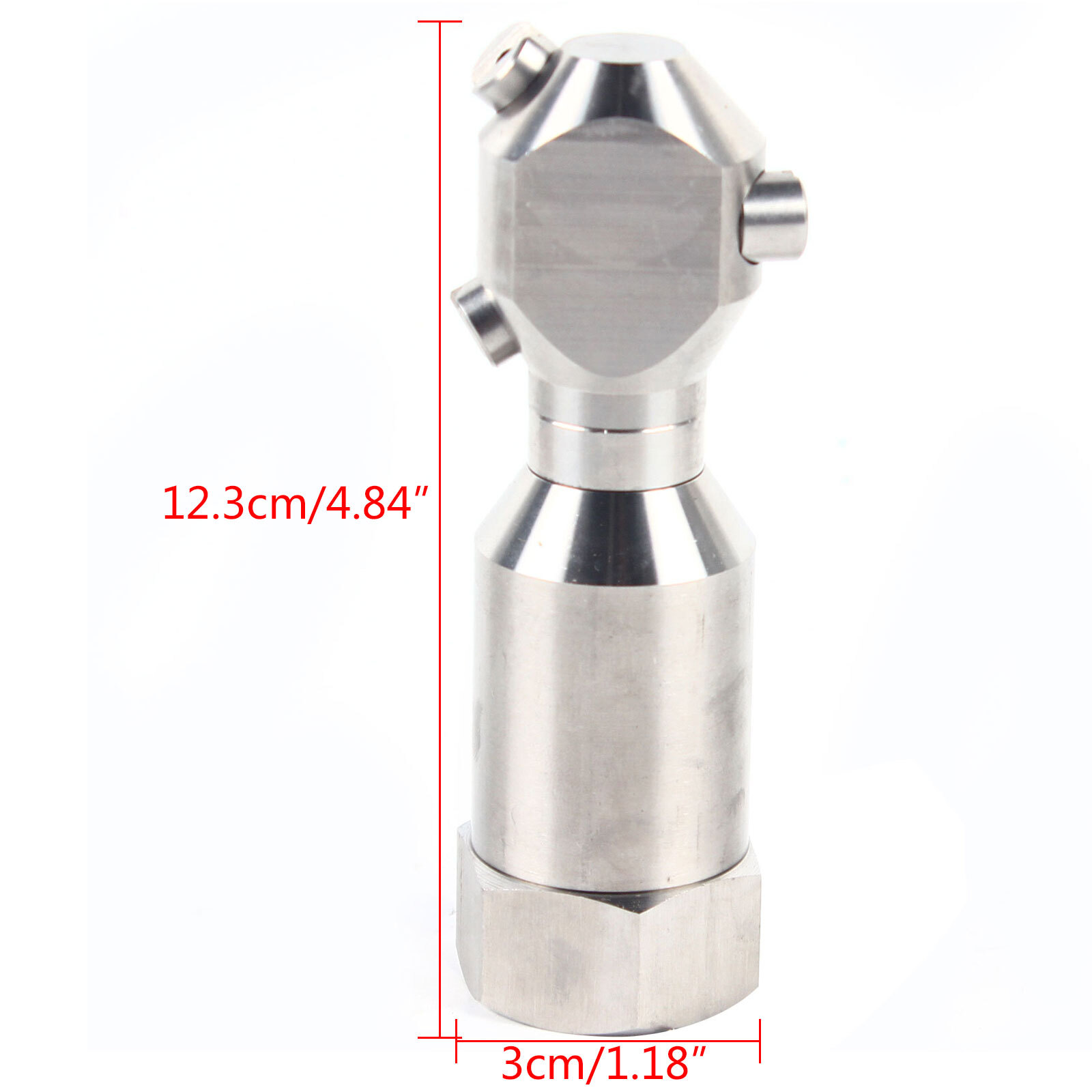 360 Rotating Tank Washing Spray Nozzle Cleaning Nozzle CE Stainless Steel
