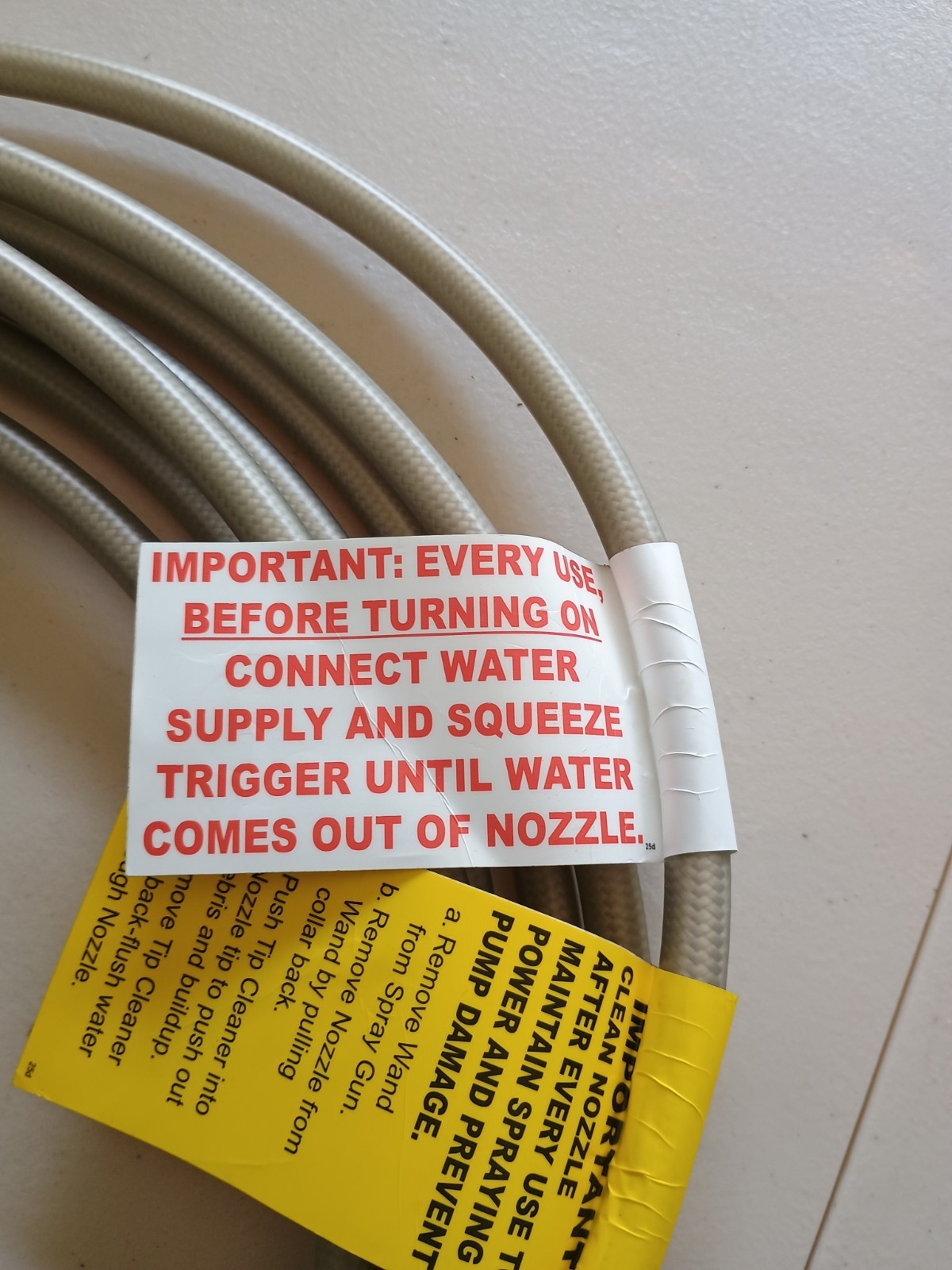 Universal 20ft Pressure Washer Hose 2000 PSI Max