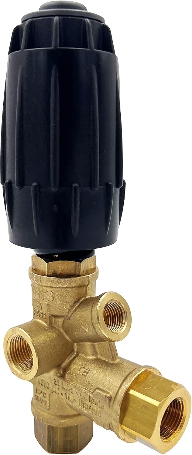 VRT3-310 Unloader Black Spring 4500 PSI 10.5 GPM Adjustment Knob