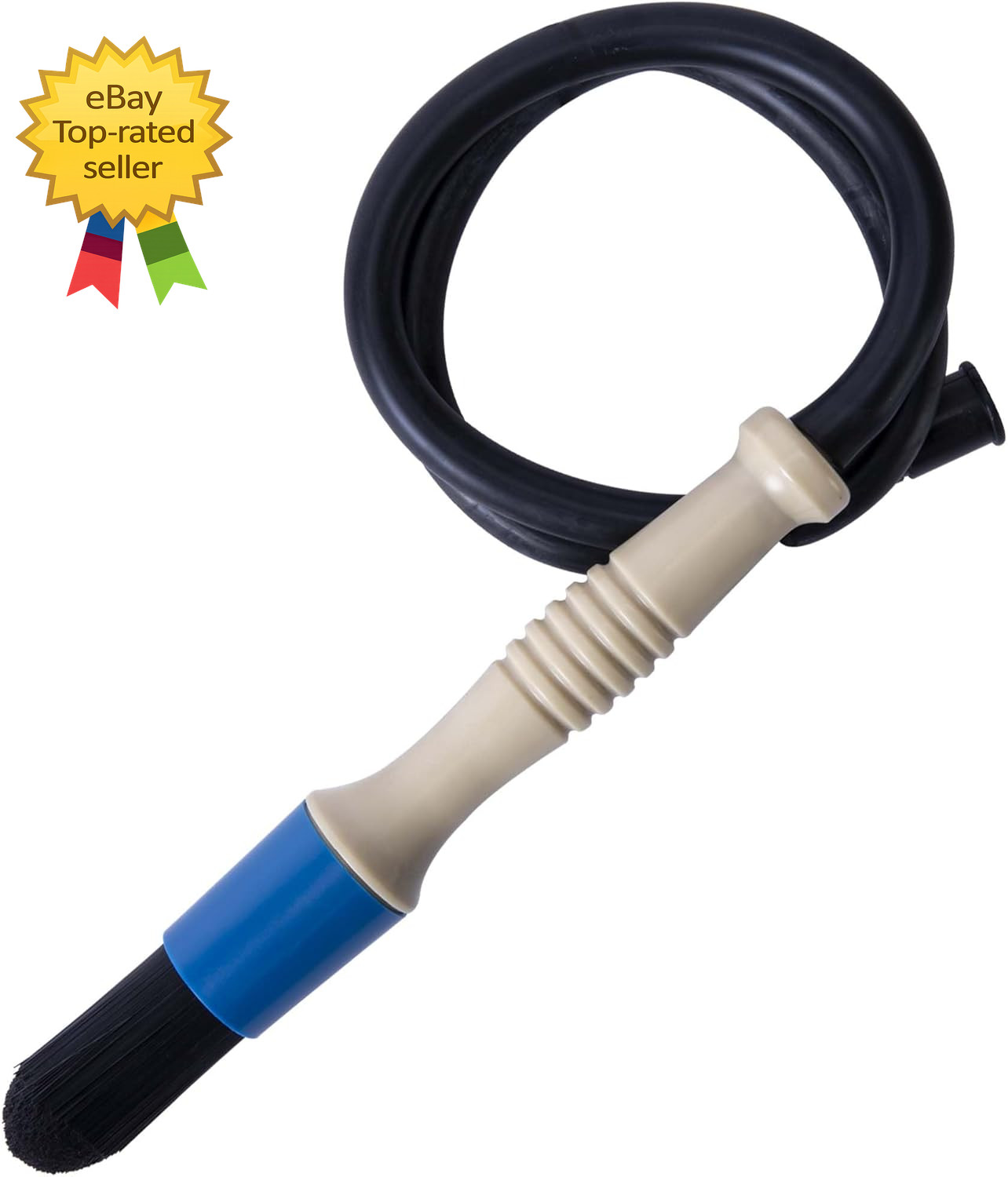 Parts Washer Brush with Hose Wear Resistant Parts Cleaning Brush