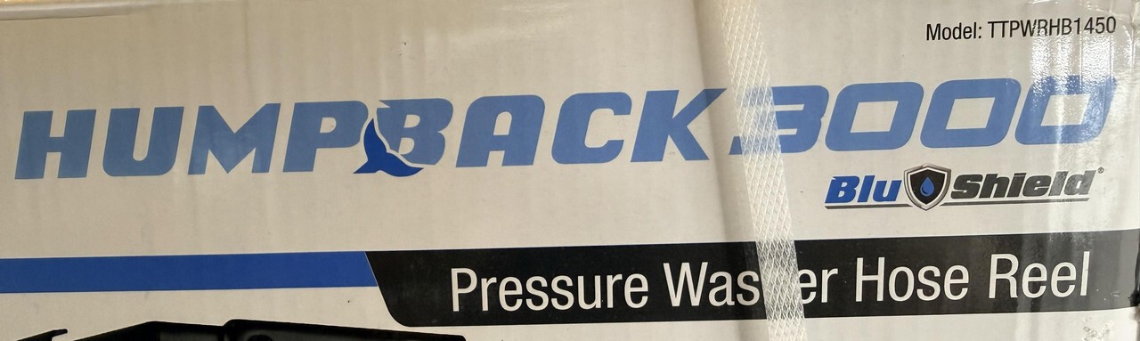 BLUSHIELD TTPWRHB1450-3000 HB3000 HUMPBACK PRESSURE WASHER +SELF-RETRACTING HOSE
