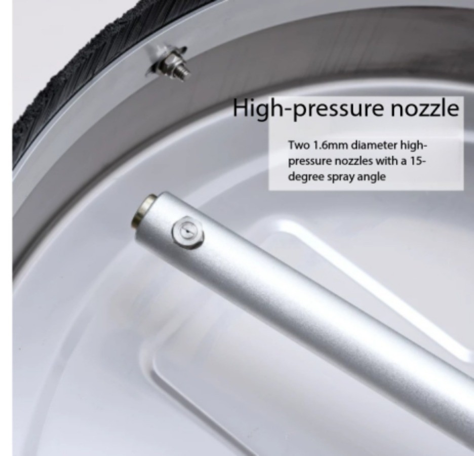 Stainless Steel Pressure Washer Quickly Connected To The Gas-electric Washer