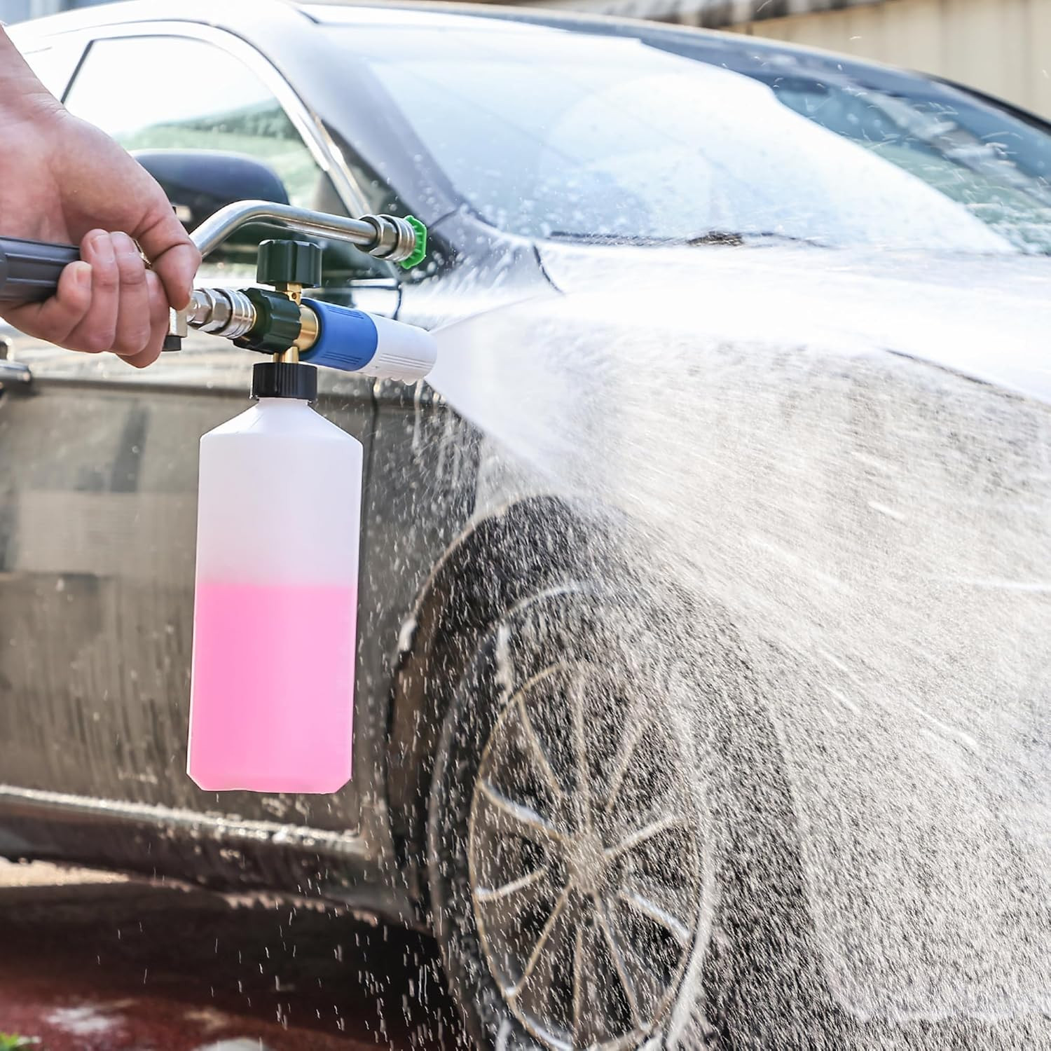 Power Pressure Washer Attachment Sprayer Dispenser Car Wash Soap Foam Blaster US
