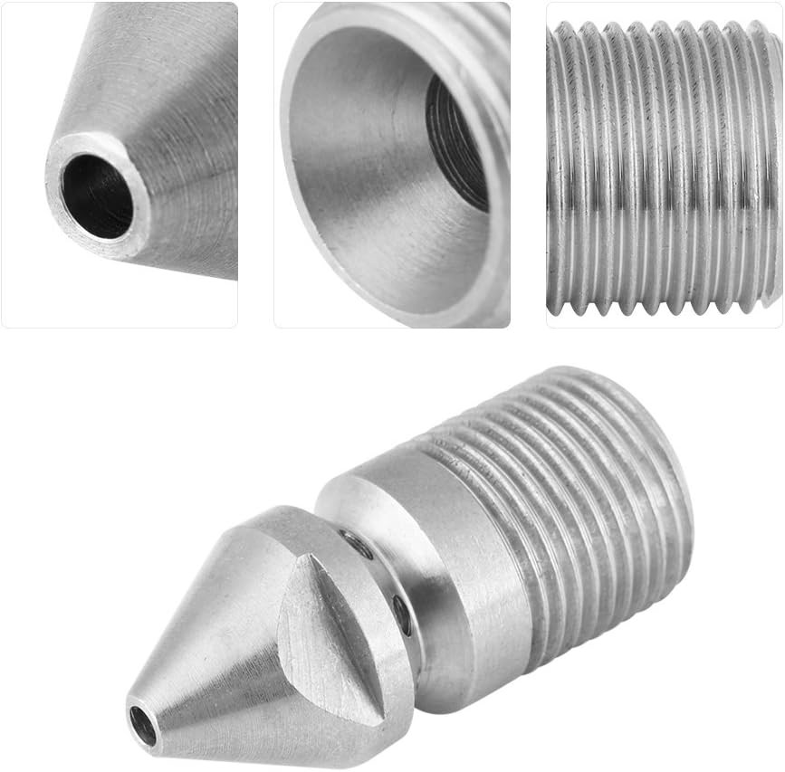 Sewer Cleaning Nozzle Stainless Steel SS304 Drain for Pressure Washer Sewer J…