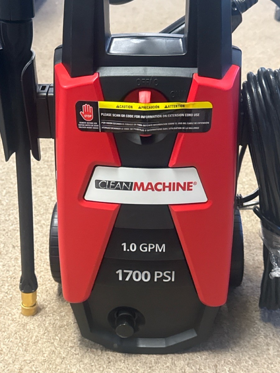 Simpson Clean Machine CM61351 Electric Pressure Washer 1700 PSI (TDW038561)
