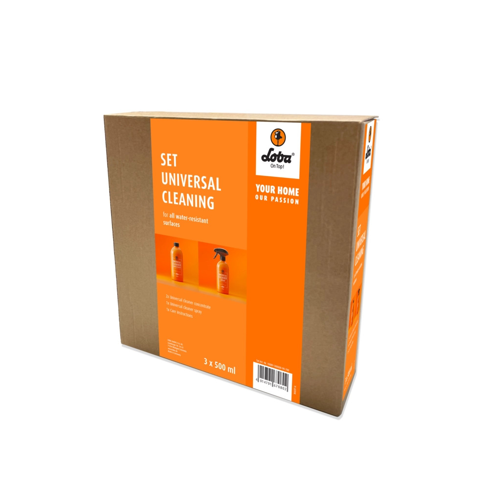 Loba universal cleaning set for all surfaces, parquet, stone, spc, doors