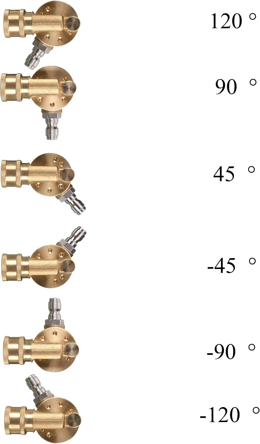 Pressure Washer Pivoting Coupler, Gutter Cleaner Attachment | 240