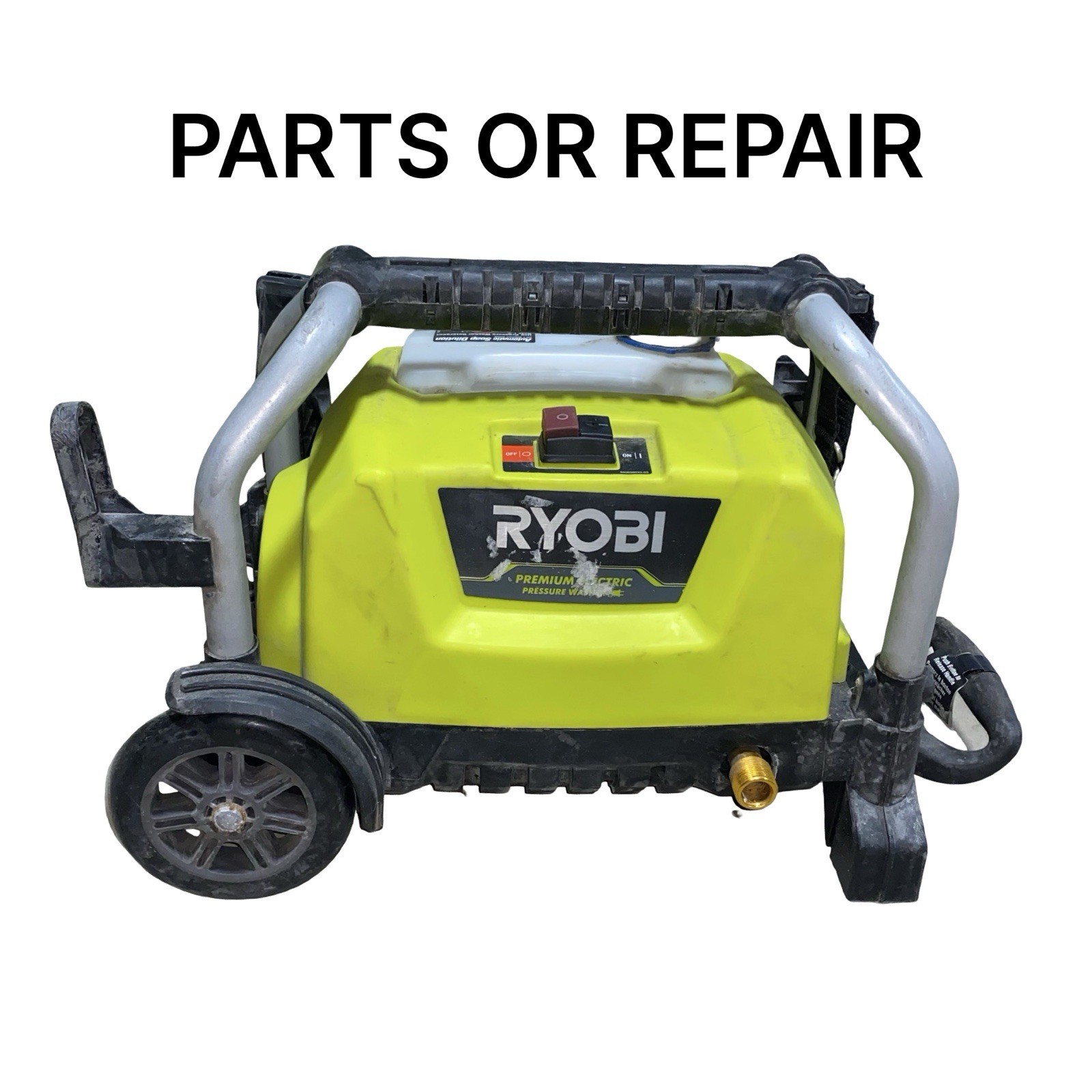 Ryobi RY1419MT 1.2GPM 1900 psi Cold Water Wheeled Electric Pressure Washer PARTS