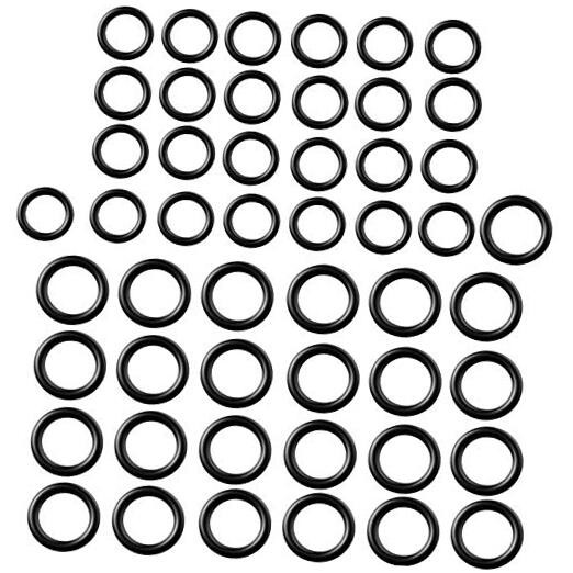 50 Pieces Power Pressure Washer O-Rings Replacement for 1/4 inch, 3/8 inch,
