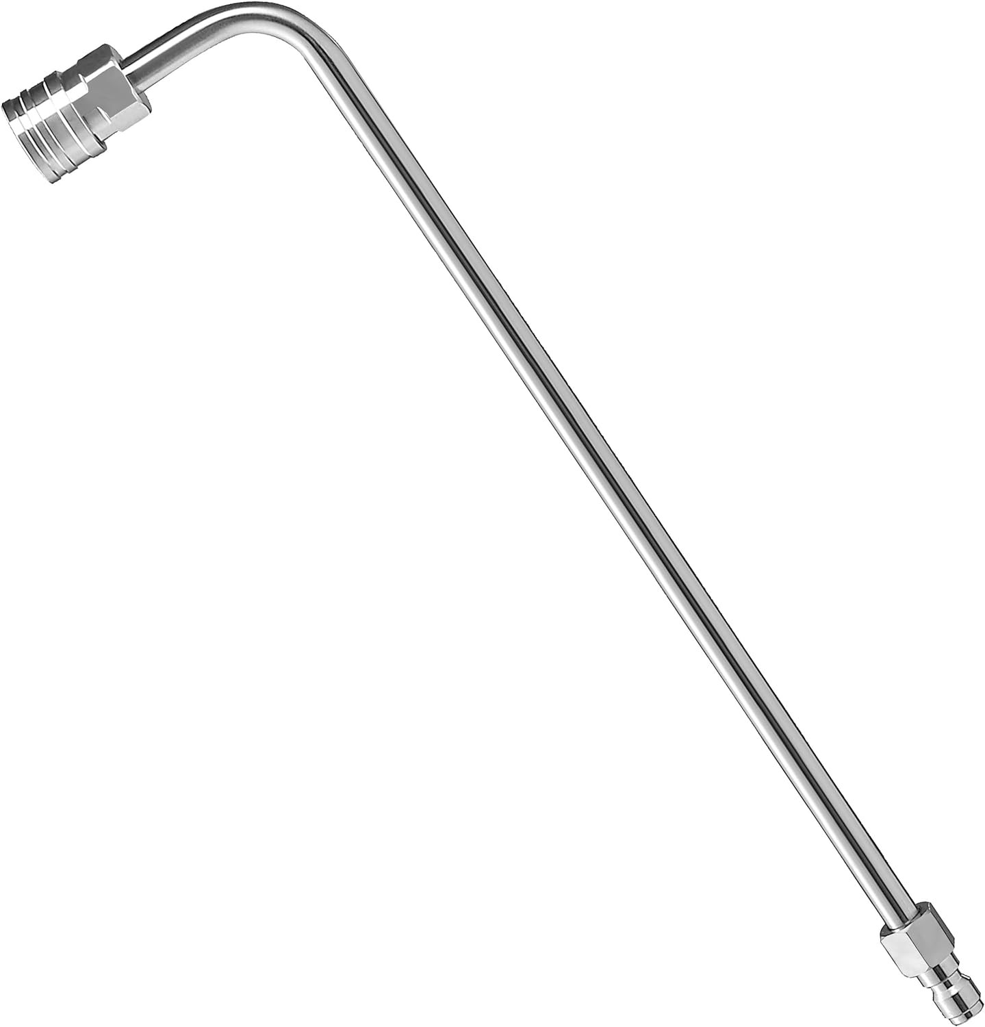 M MINGLE Pressure Washer Wand Extension, 90 Degree Curved Angled, Undercarriage
