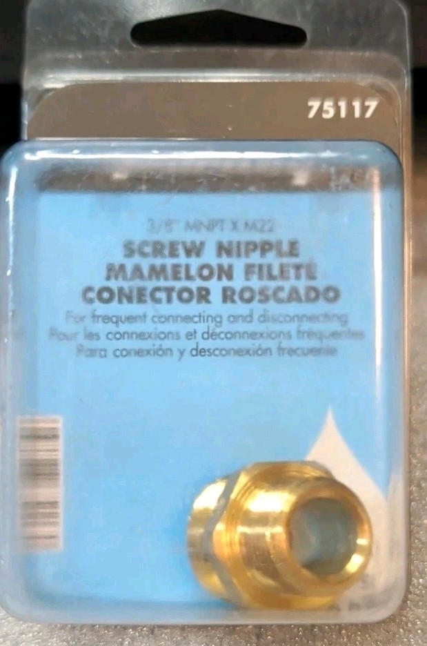 Forney Pressure Washer FITTING Screw Nipple 75117