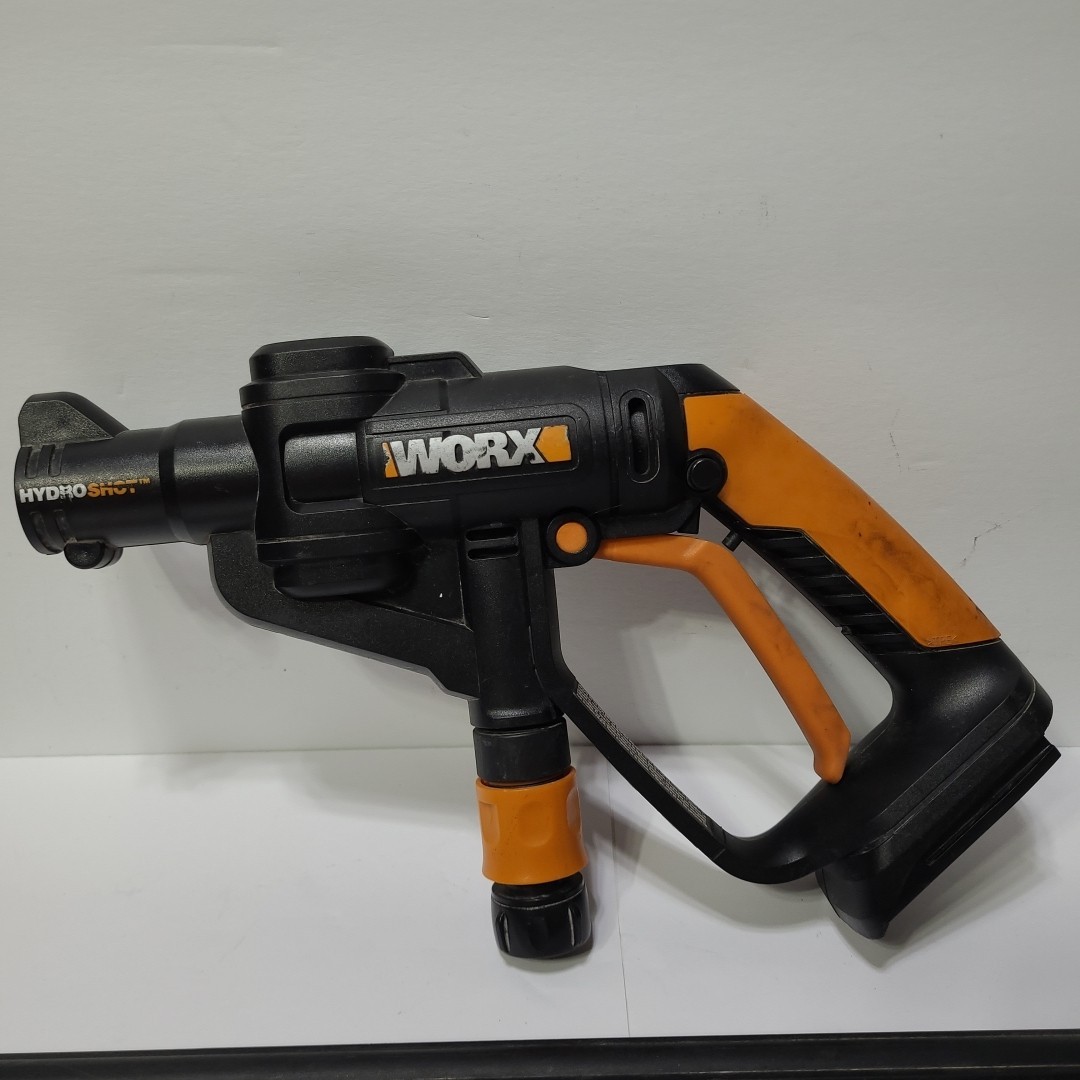 WORX WG625 20V Power Share Hydroshot Portable Power Cleaner – Black/Orange