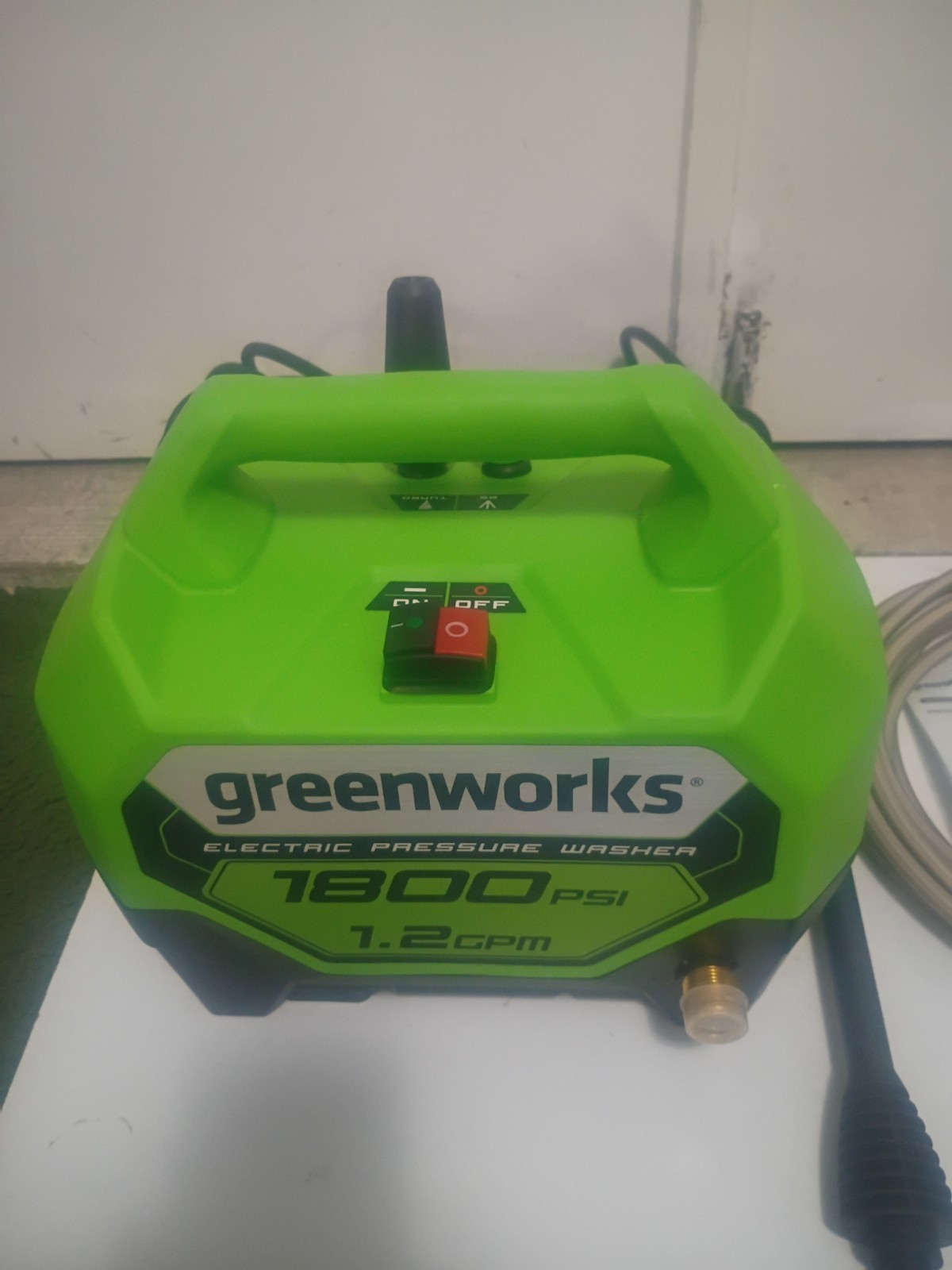Greenworks 1800 PSI 1.2 GPM Compact Electric Pressure Washer GPW1800
