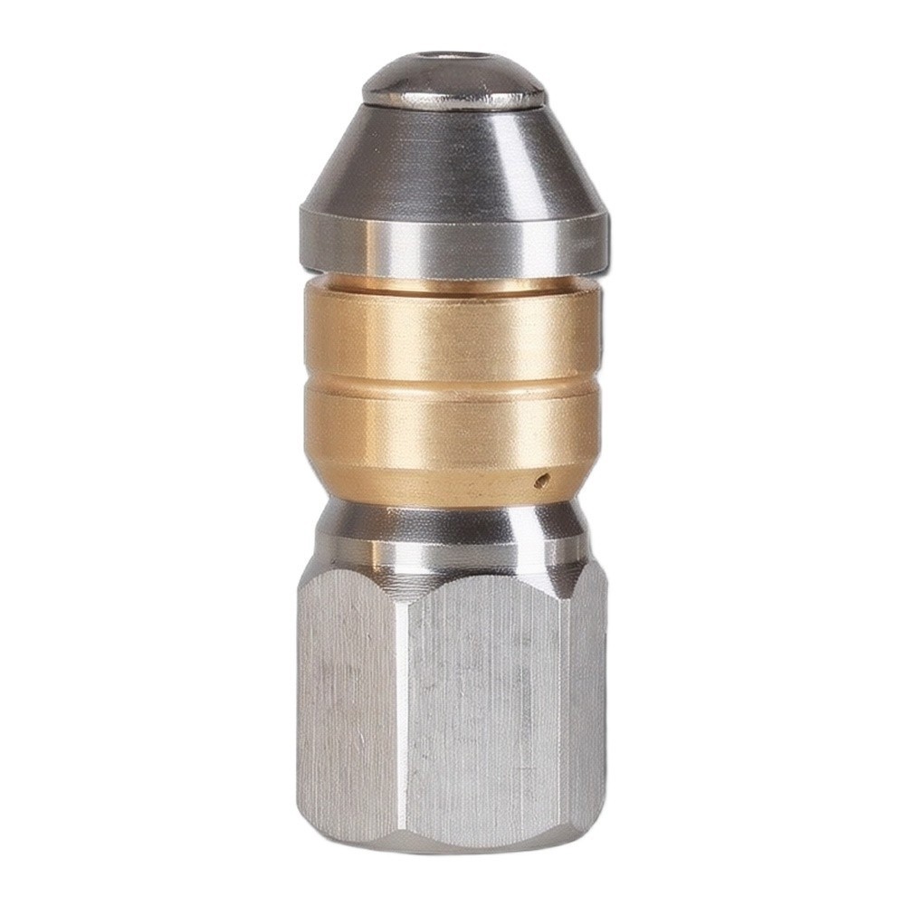 Stainless Steel 2 in 1 Pressure Washer Nozzle with 360 Degree Rotation