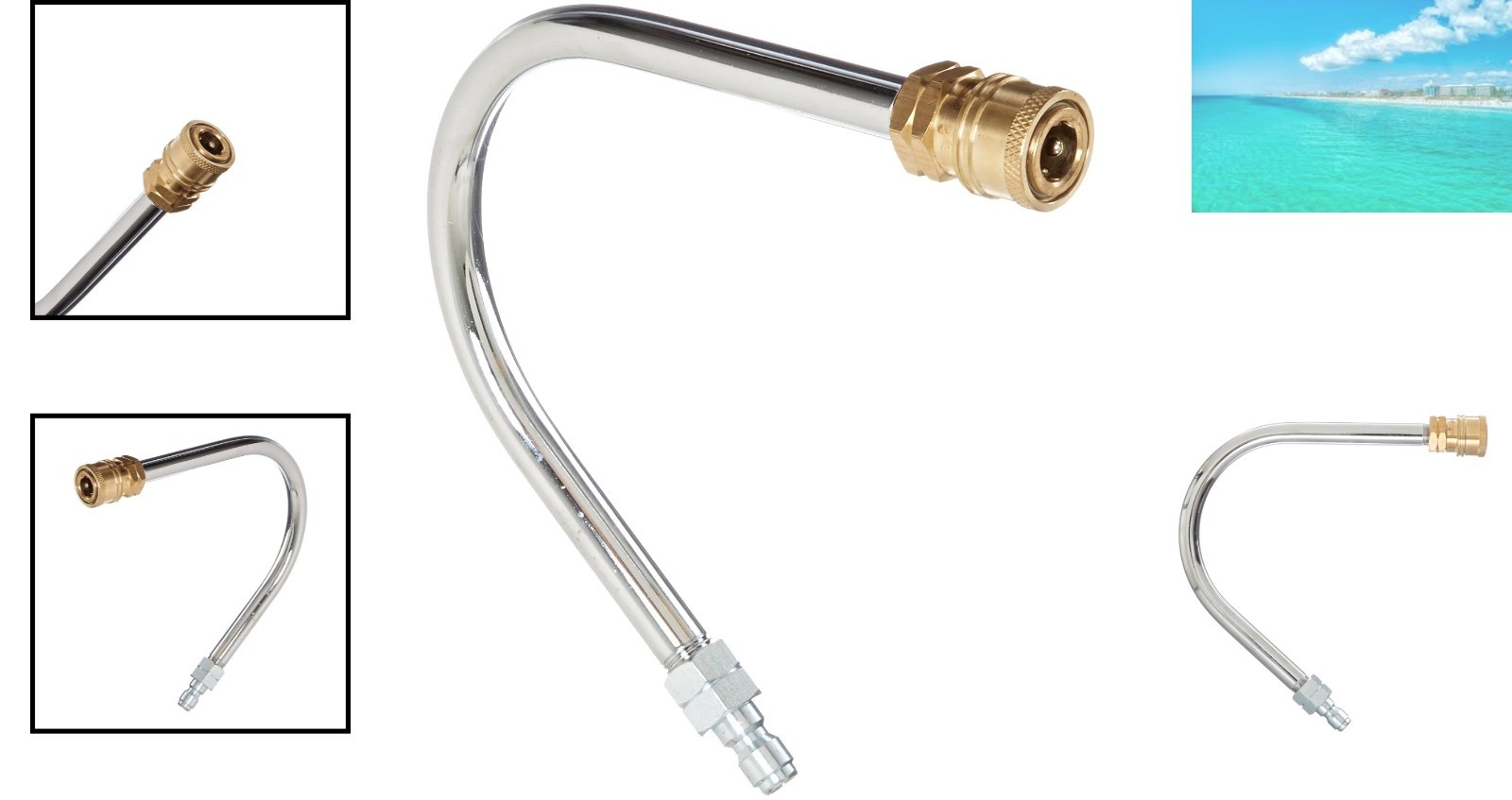 Gutter Cleaning Made Easy: BE Pressure 85.400.007 Attachment with Quick Connect
