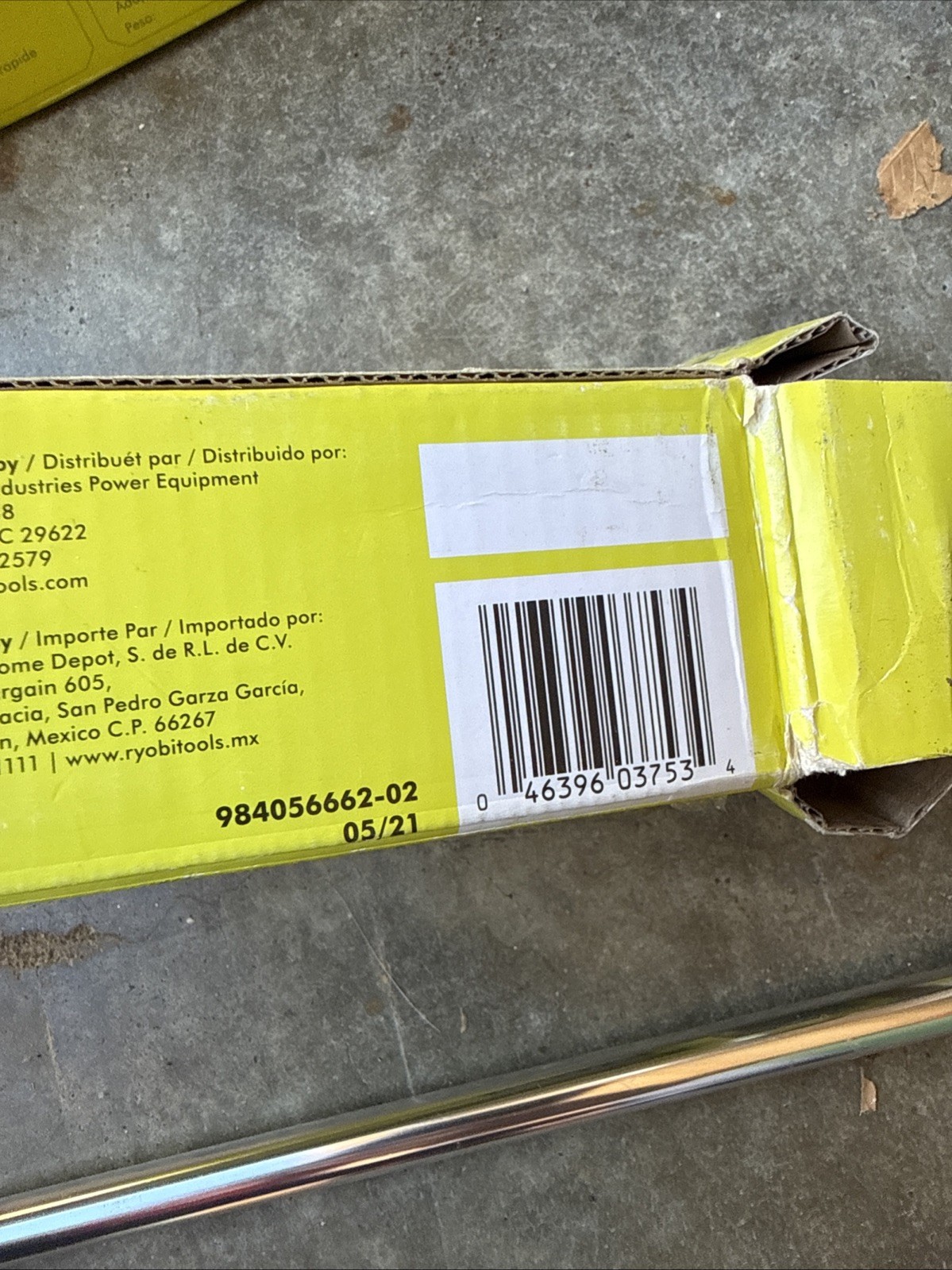 RYOBI EZClean Power Cleaner 42 in. Extension Pole
