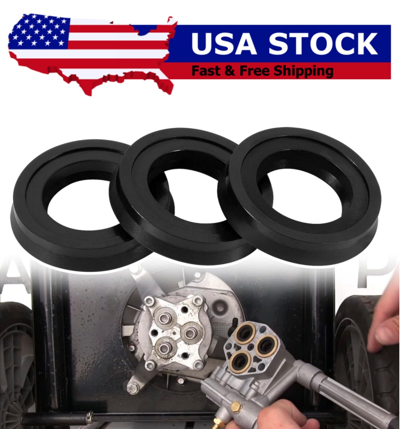 For Annovi Reverberi RMW Series High Pressure Washer Pump Water Seal Kit 42122