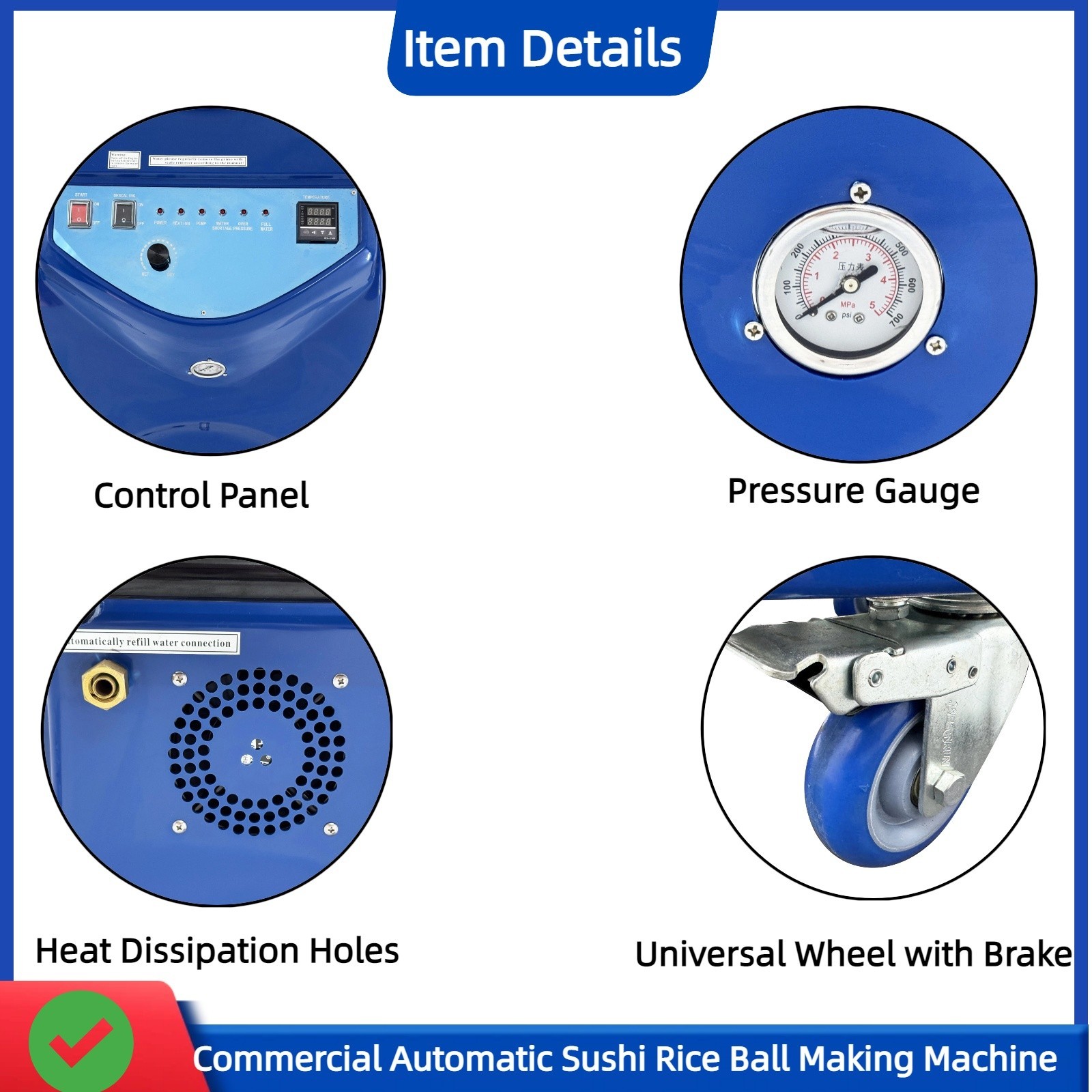 High Pressure Steam Cleaning Machine Commercial Car Washer 220V 18L Water Tank